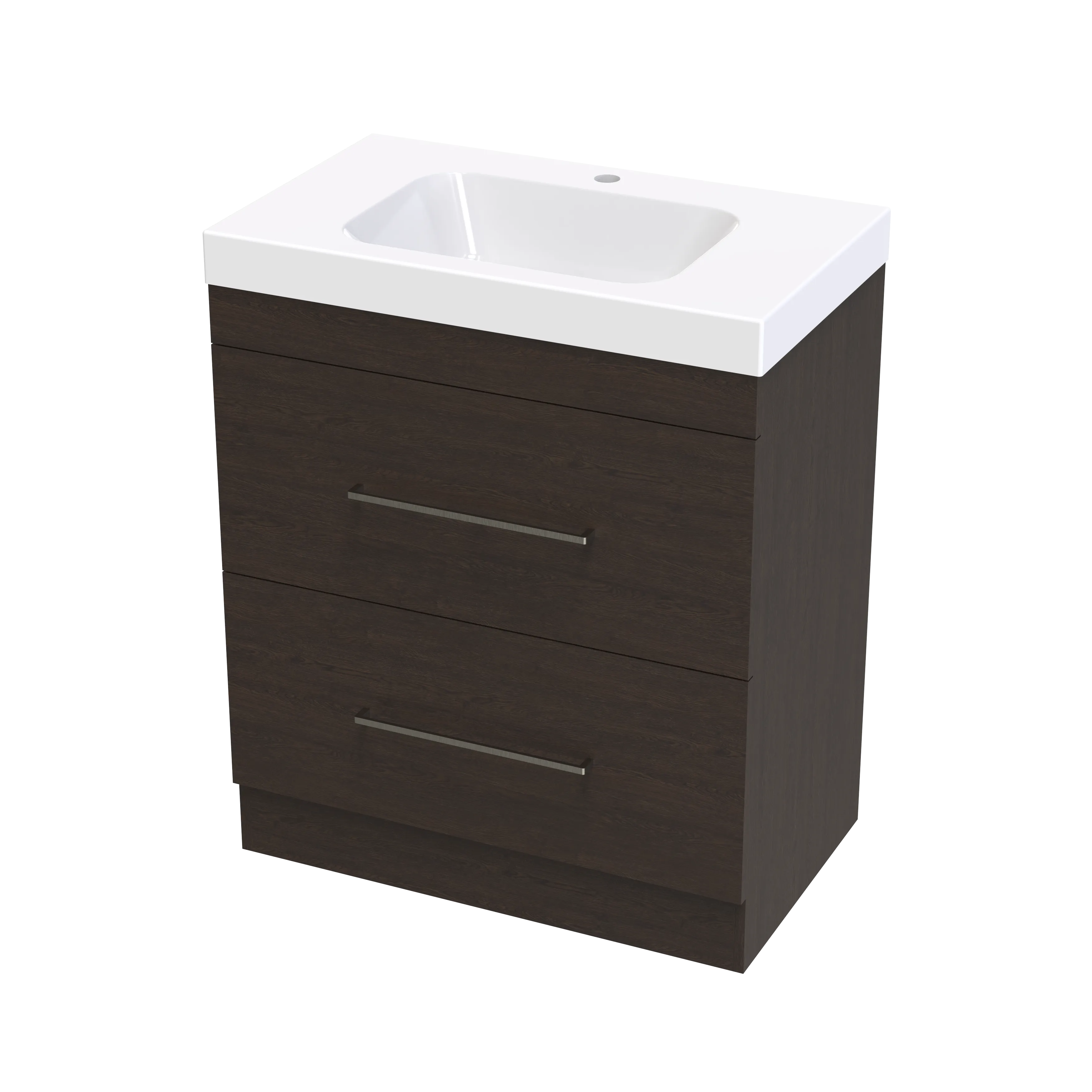 Cashmere Bolero 750 Double Drawer Floor Vanity