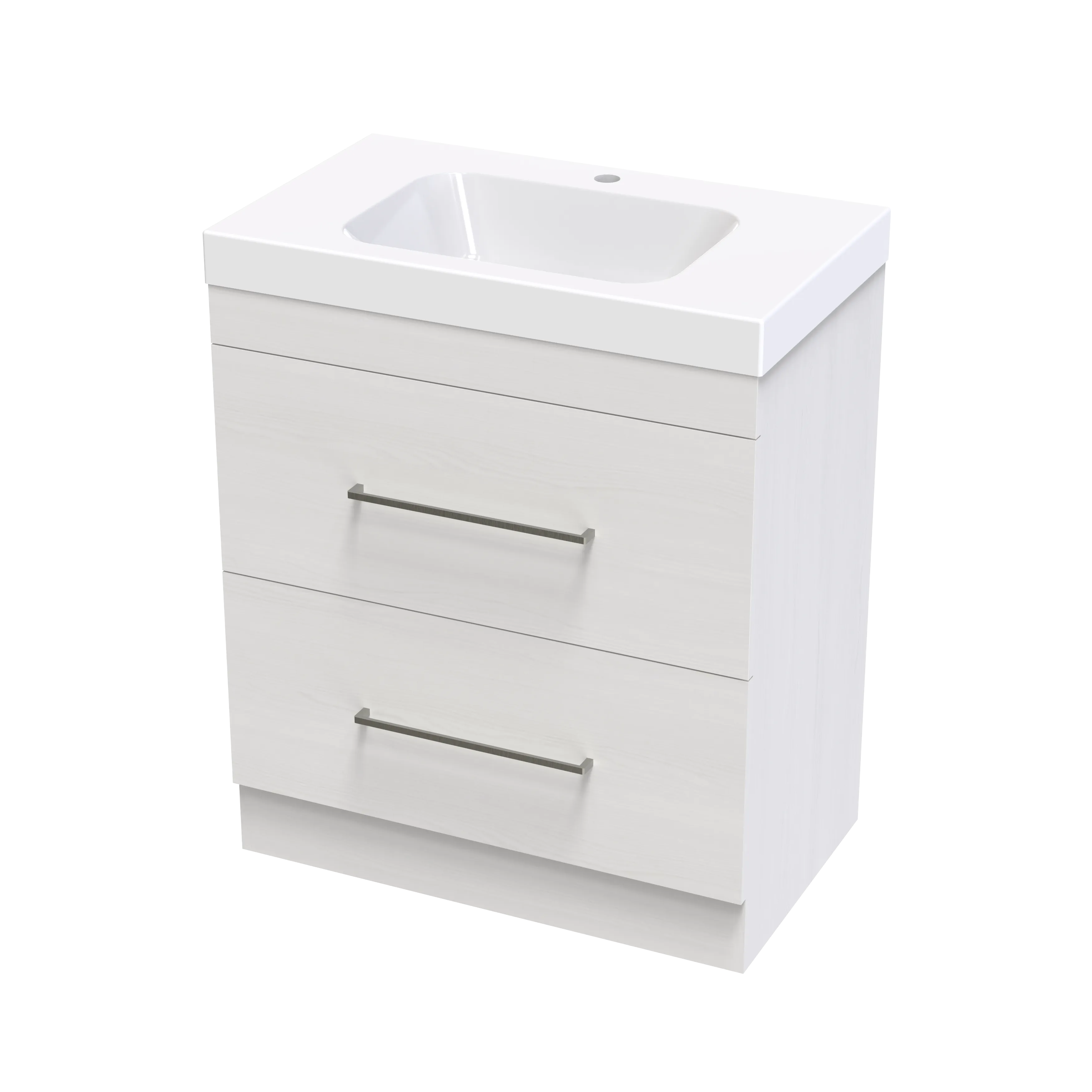 Cashmere Bolero 750 Double Drawer Floor Vanity