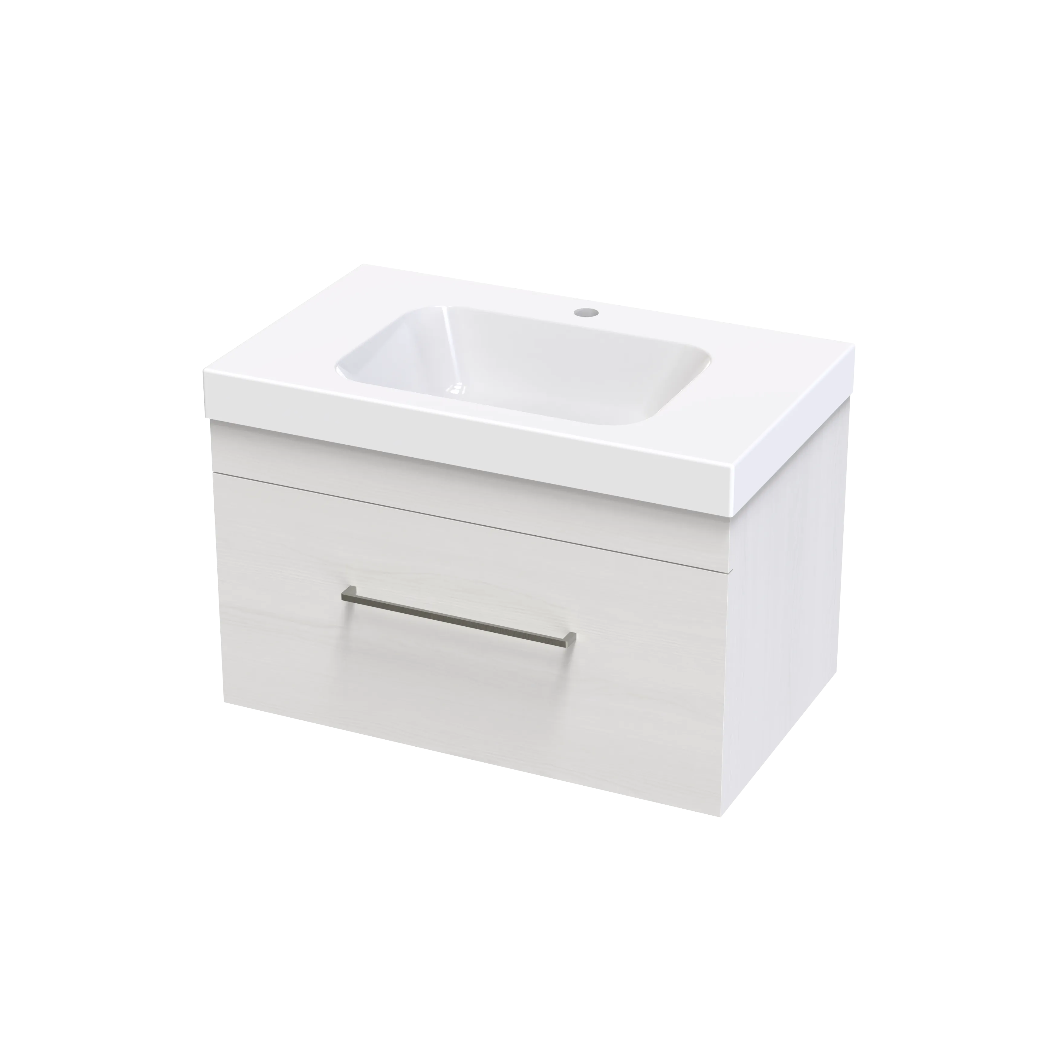 Cashmere Bolero 750 Single Drawer Wall Vanity
