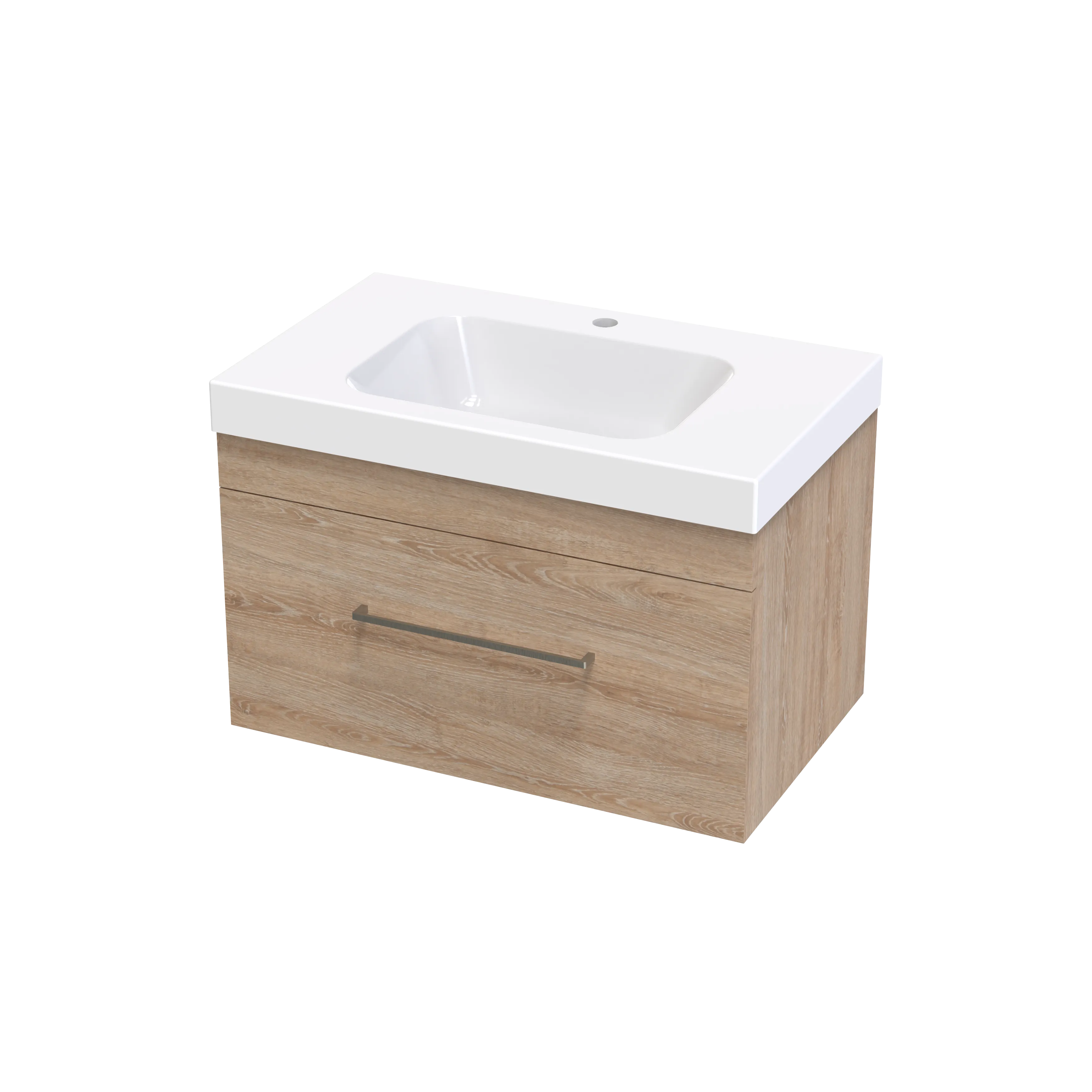 Cashmere Bolero 750 Single Drawer Wall Vanity