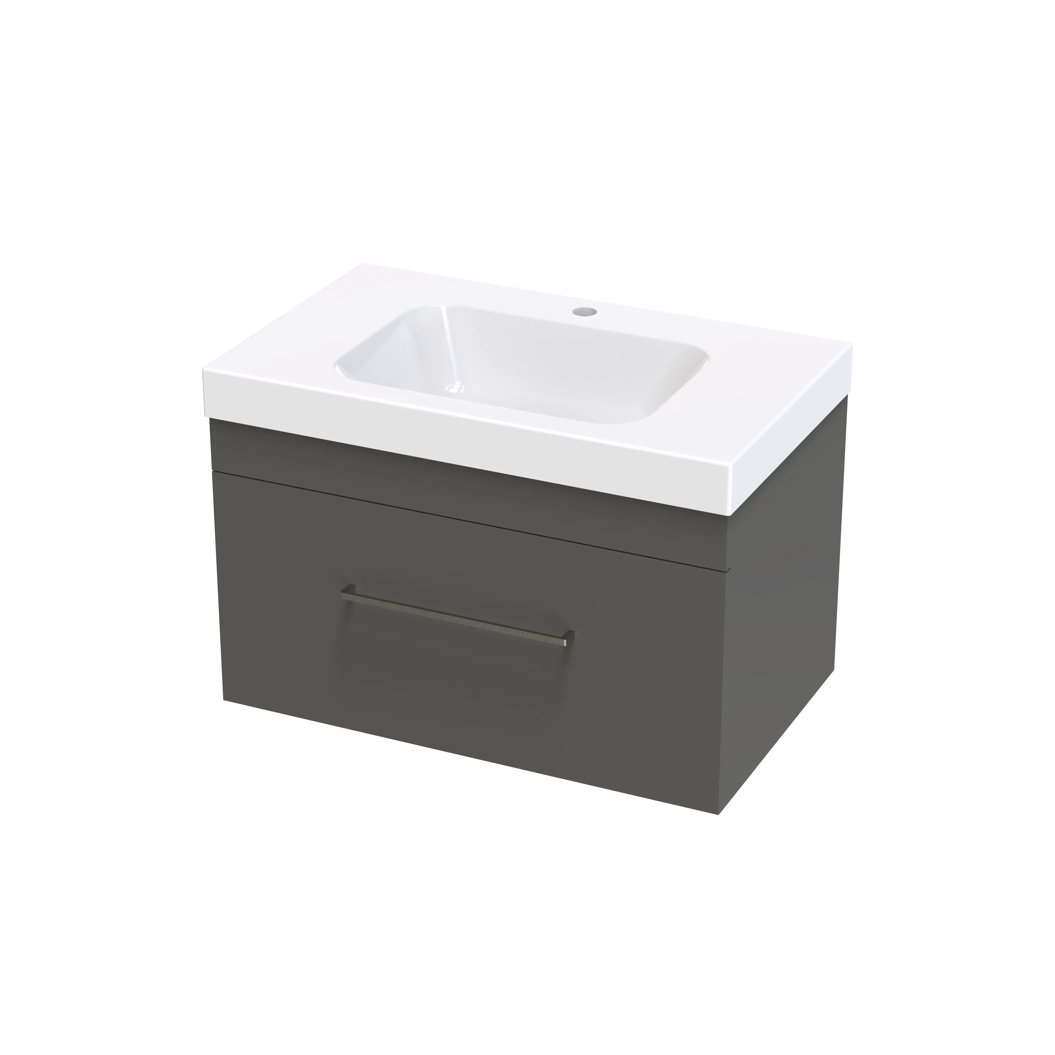 Cashmere Bolero 750 Single Drawer Wall Vanity