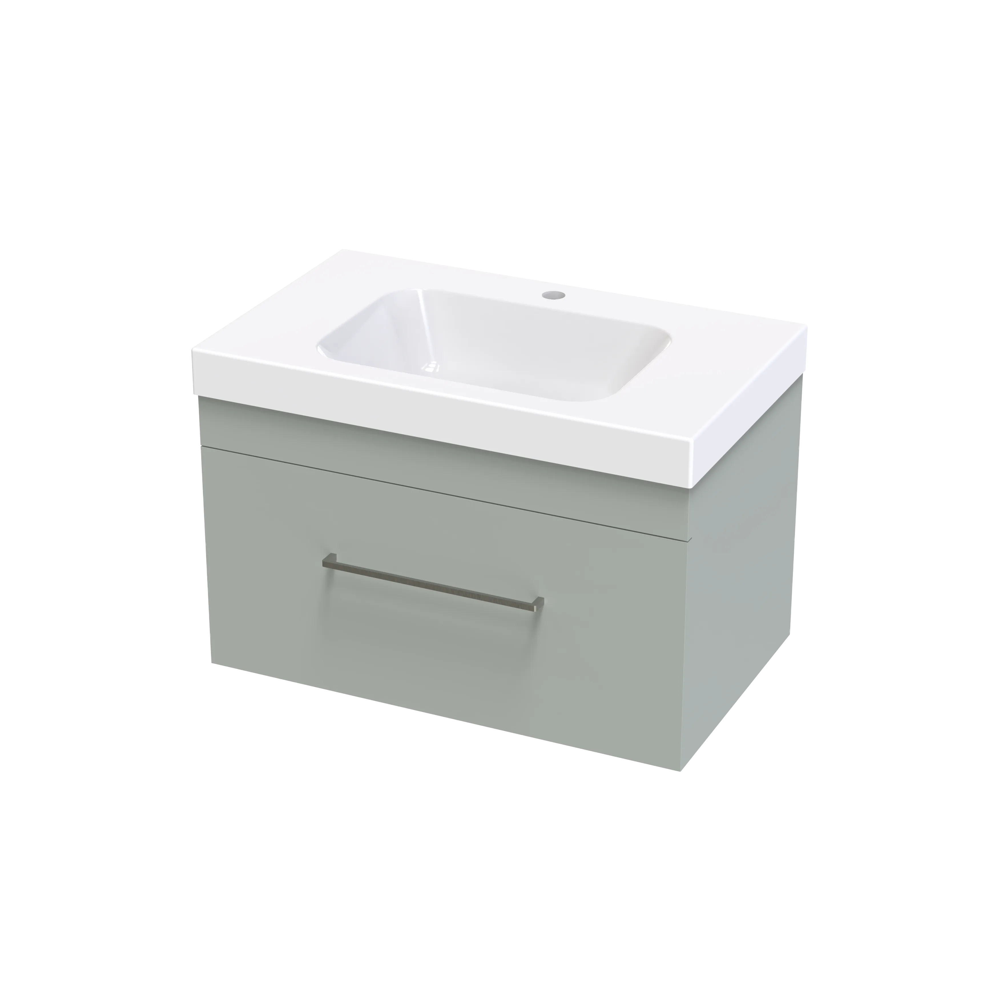 Cashmere Bolero 750 Single Drawer Wall Vanity