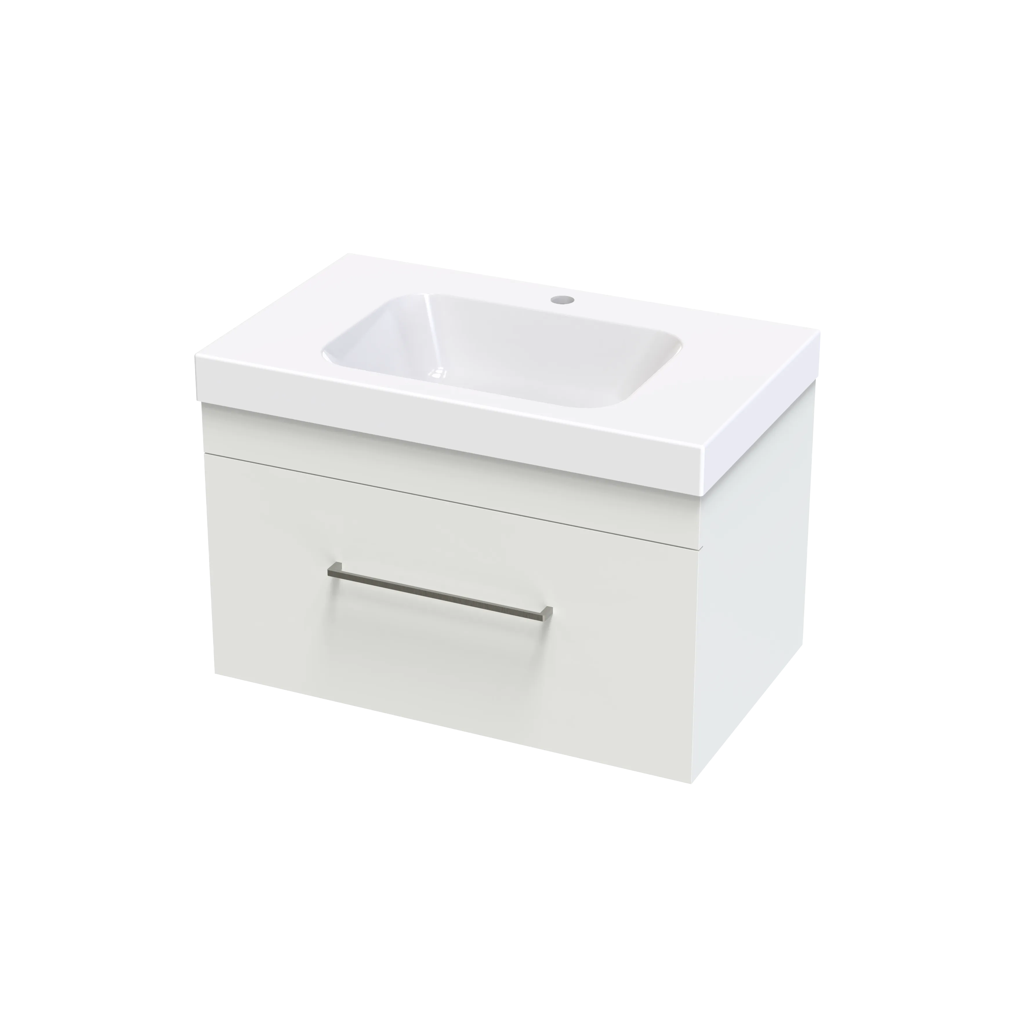 Cashmere Bolero 750 Single Drawer Wall Vanity
