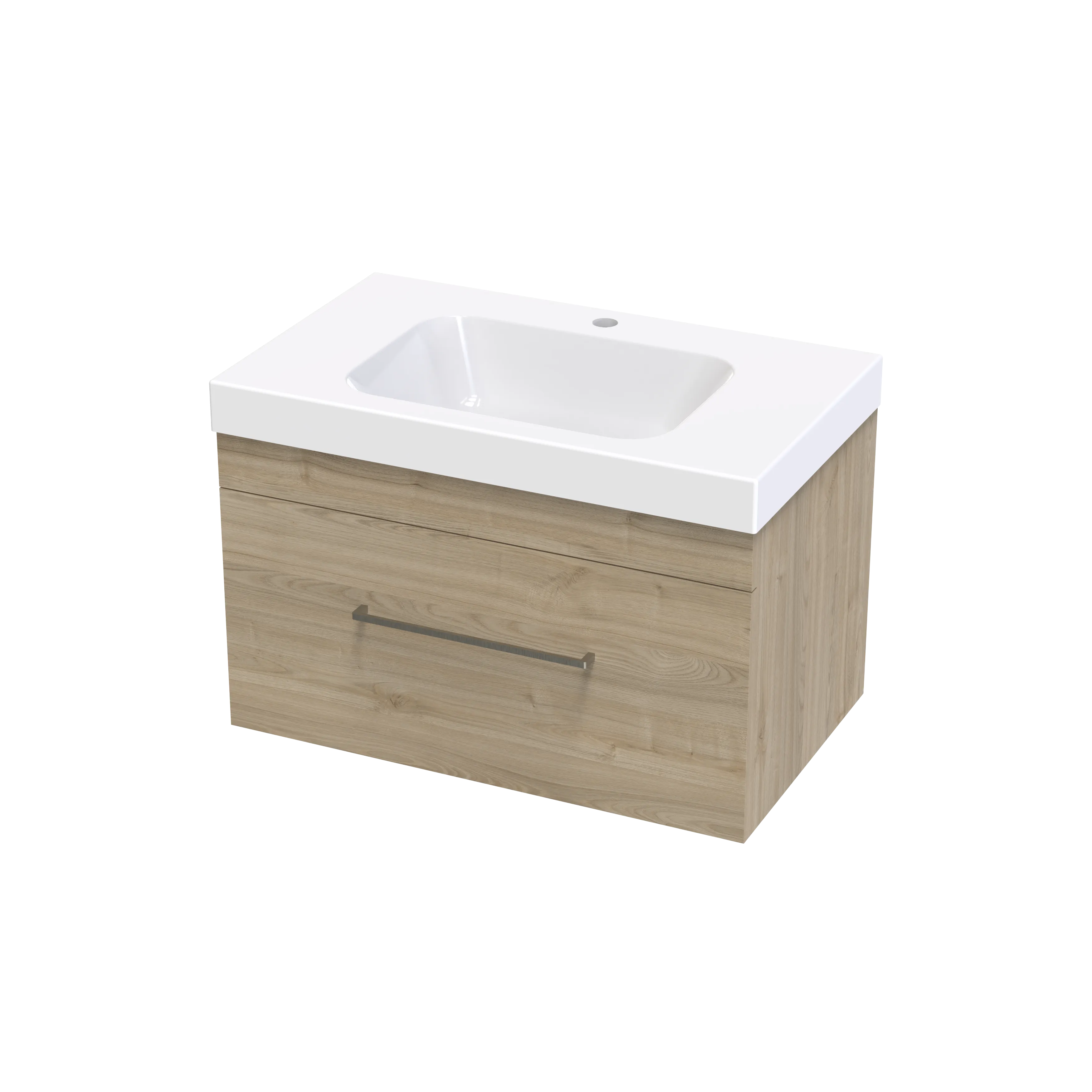 Cashmere Bolero 750 Single Drawer Wall Vanity