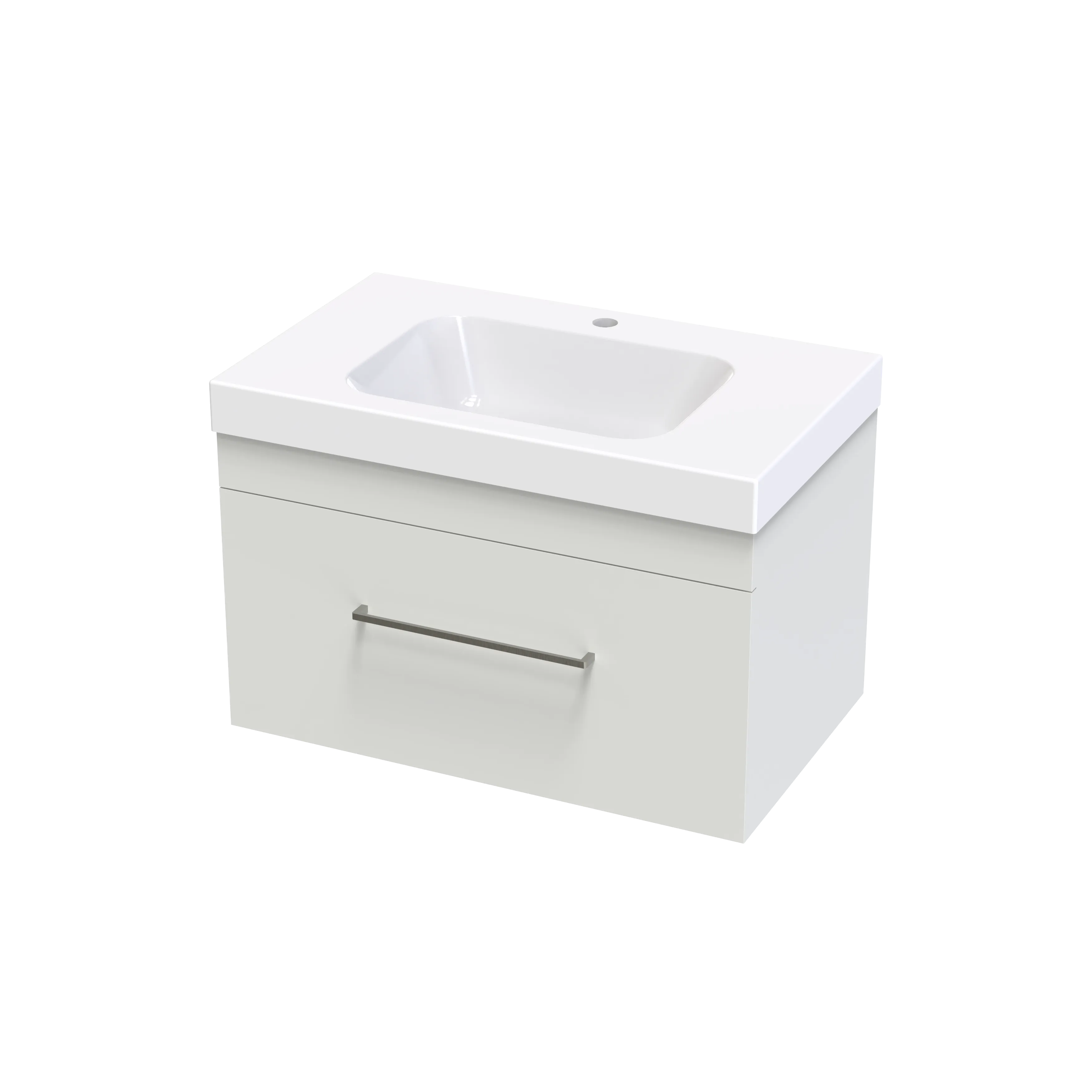 Cashmere Bolero 750 Single Drawer Wall Vanity