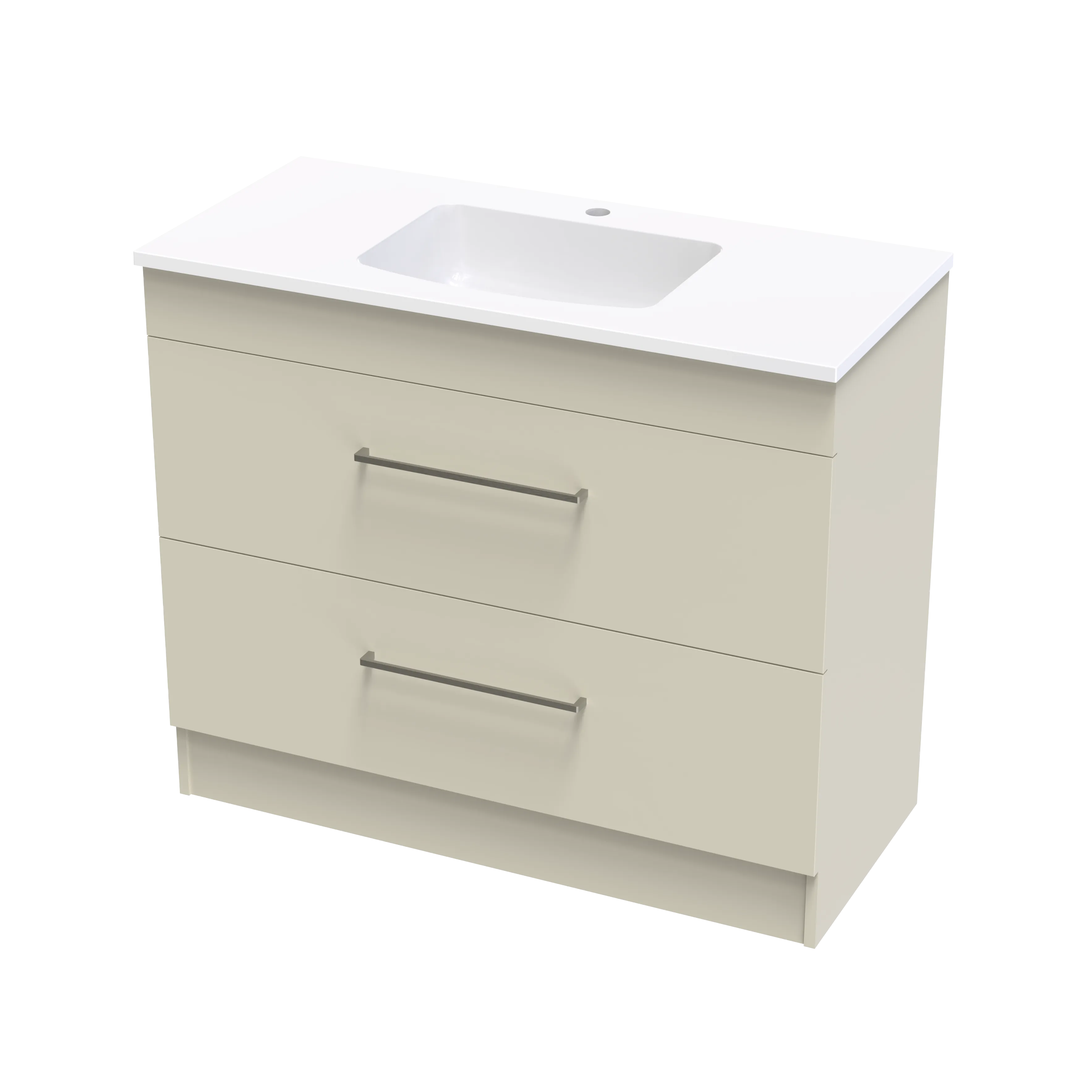 Cashmere Grove 1000 Double Drawer Floor Vanity
