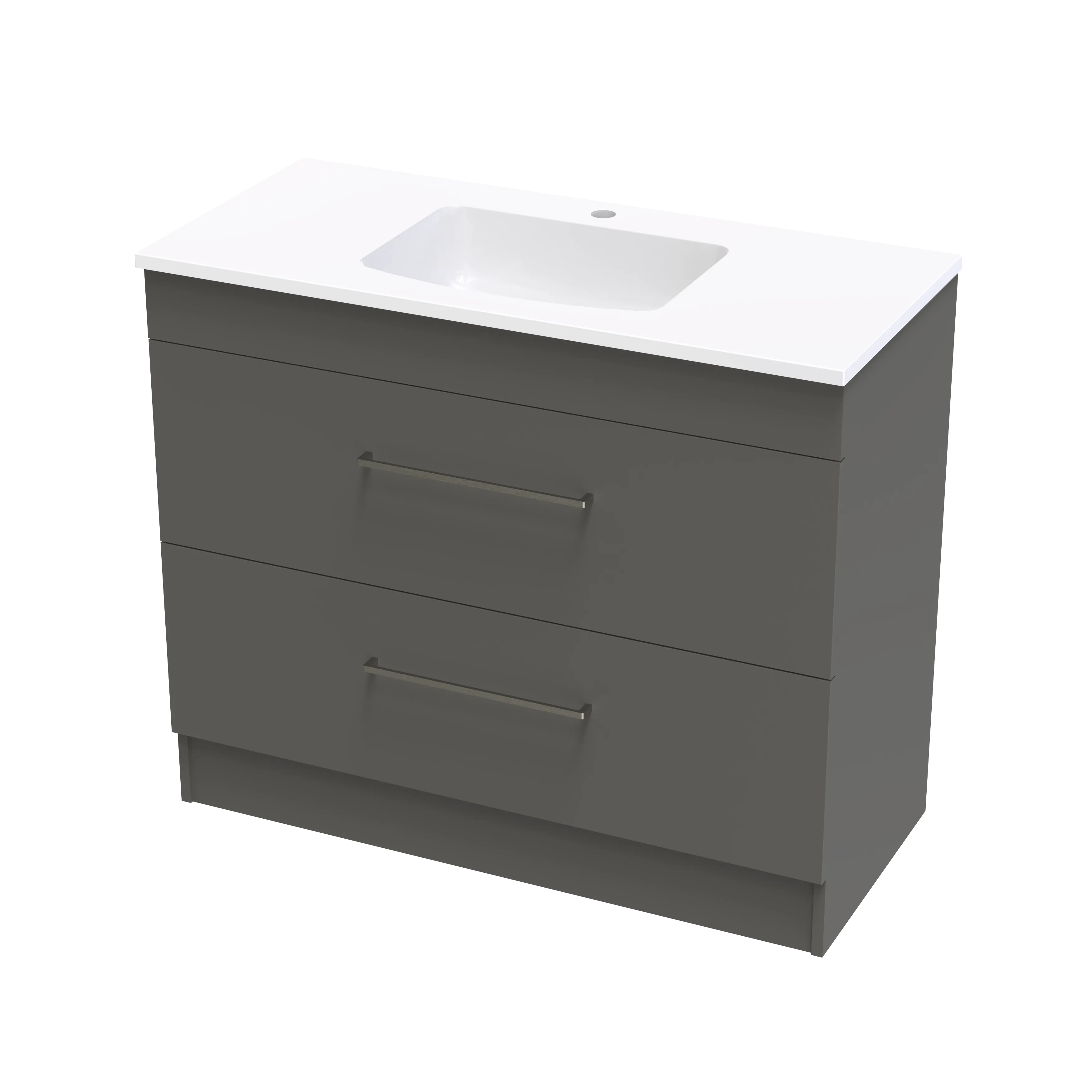 Cashmere Grove 1000 Double Drawer Floor Vanity