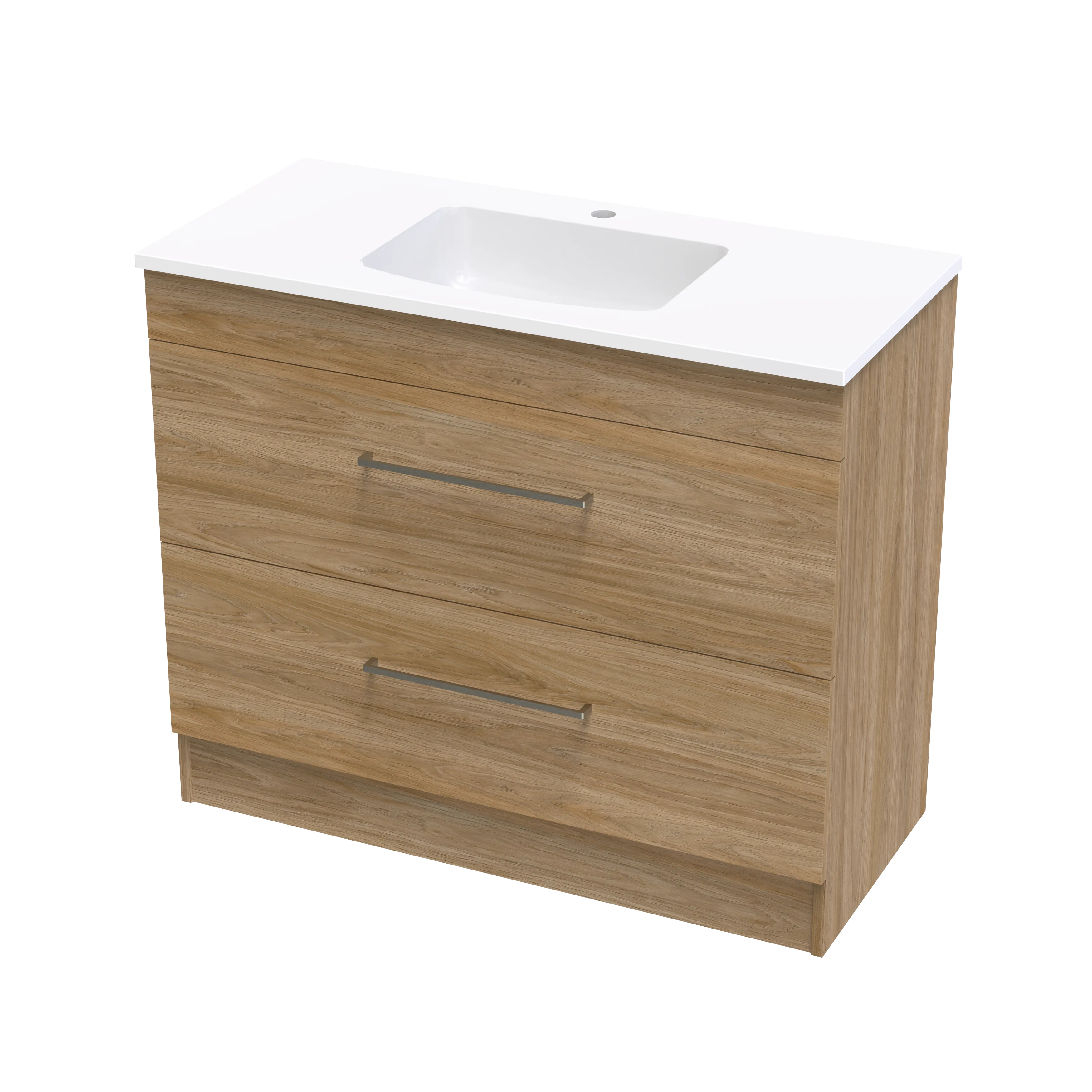 Cashmere Grove 1000 Double Drawer Floor Vanity