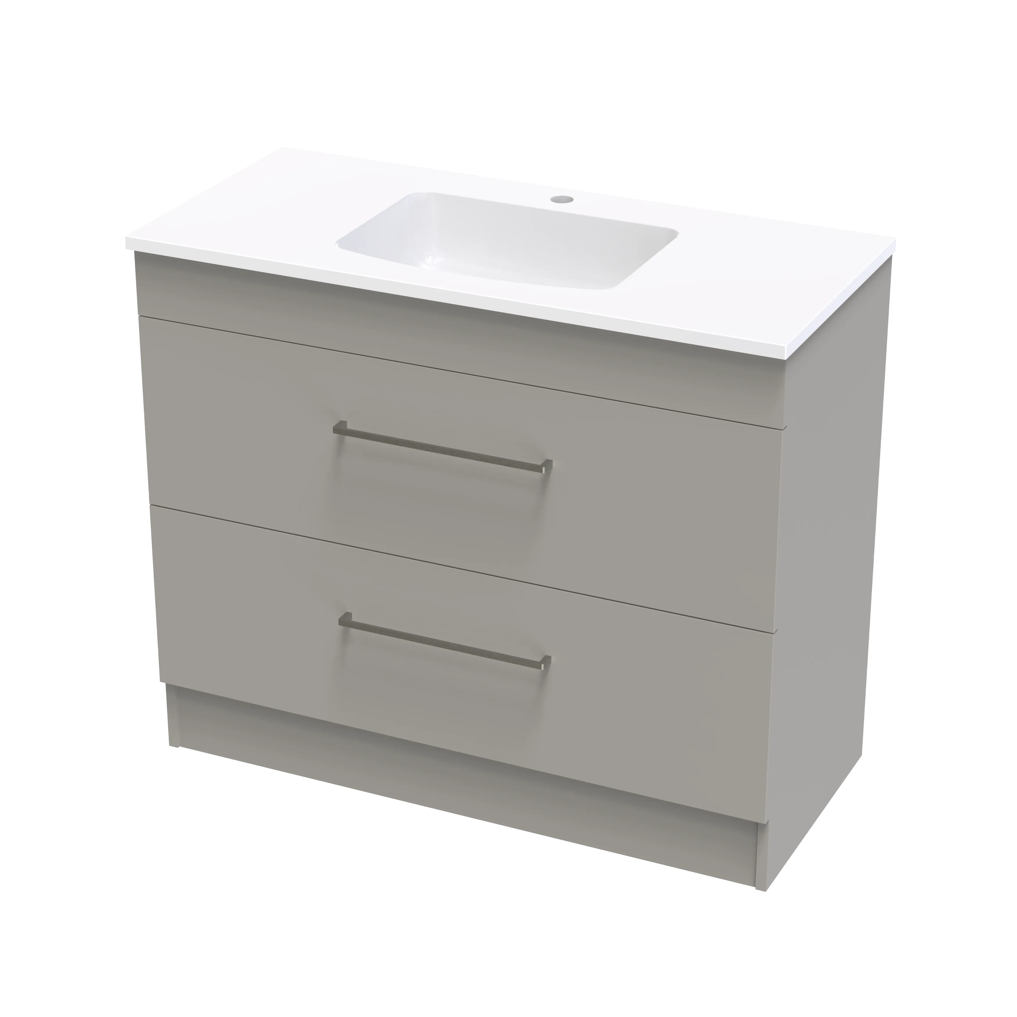 Cashmere Grove 1000 Double Drawer Floor Vanity