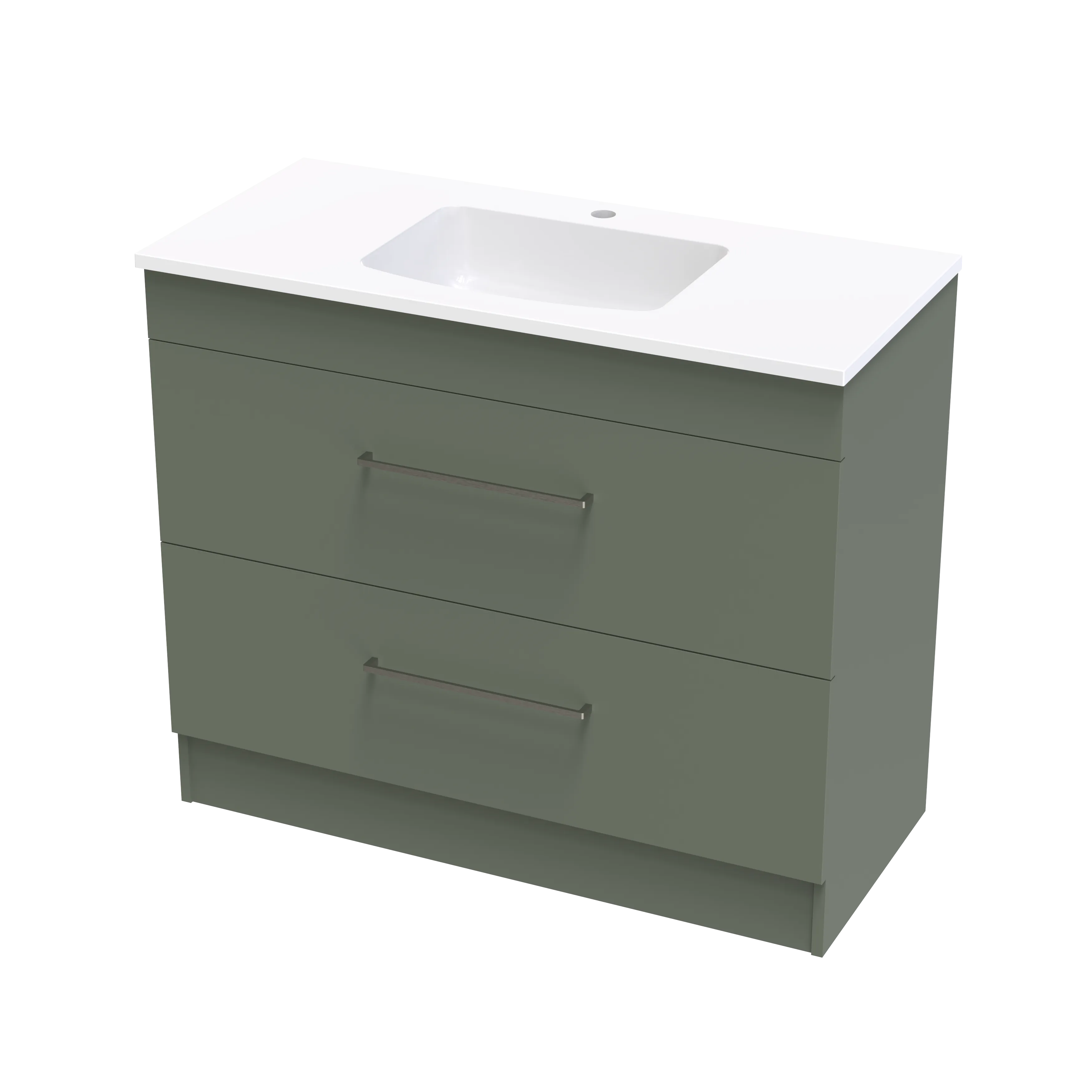 Cashmere Grove 1000 Double Drawer Floor Vanity
