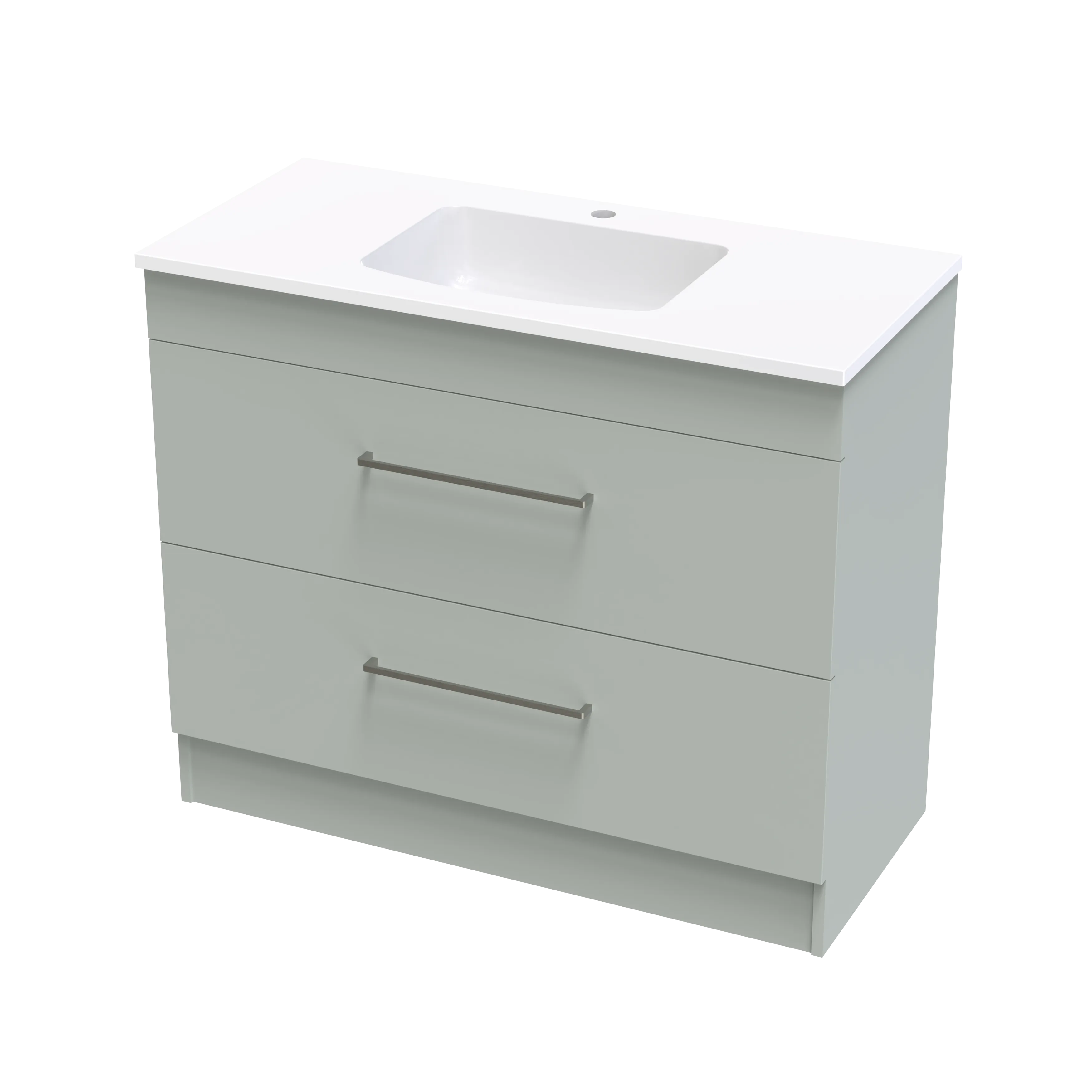 Cashmere Grove 1000 Double Drawer Floor Vanity