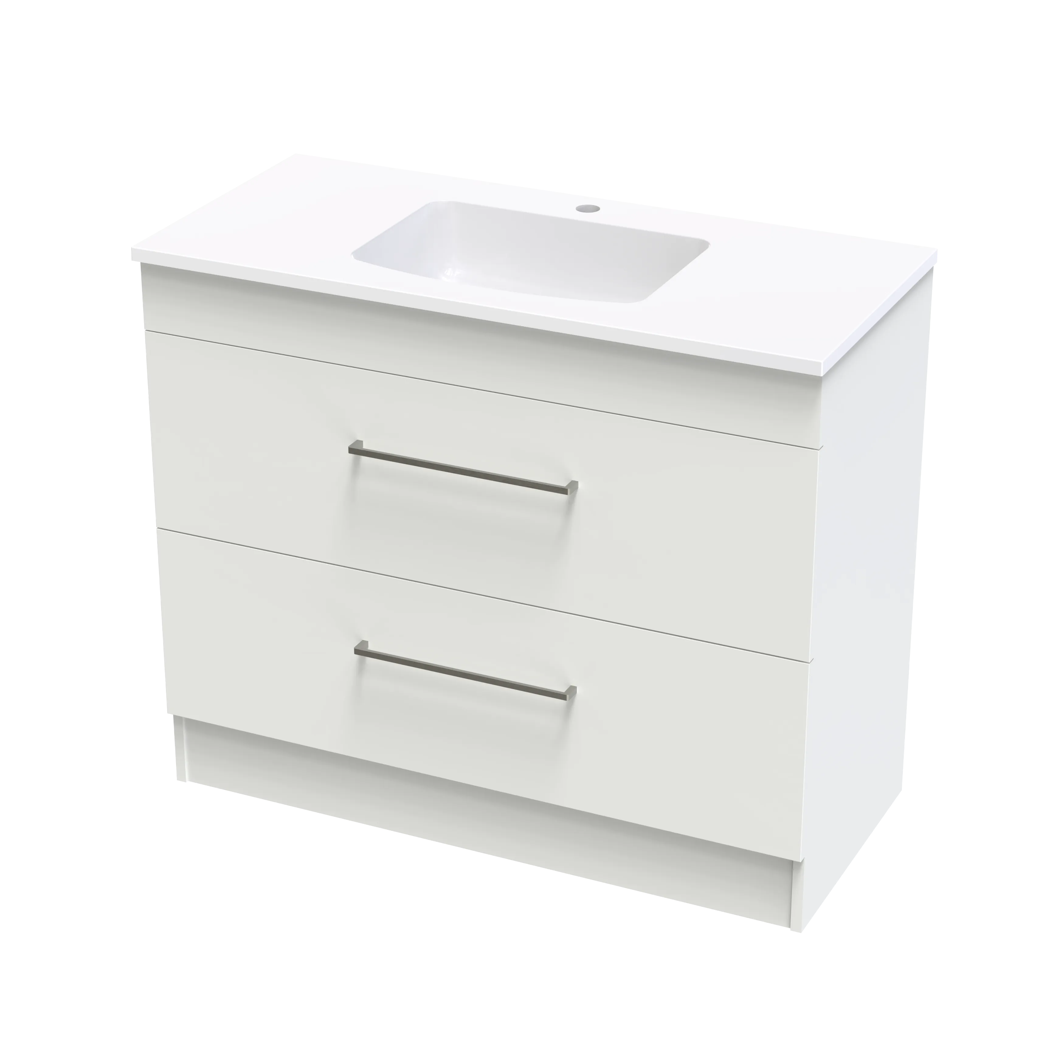 Cashmere Grove 1000 Double Drawer Floor Vanity
