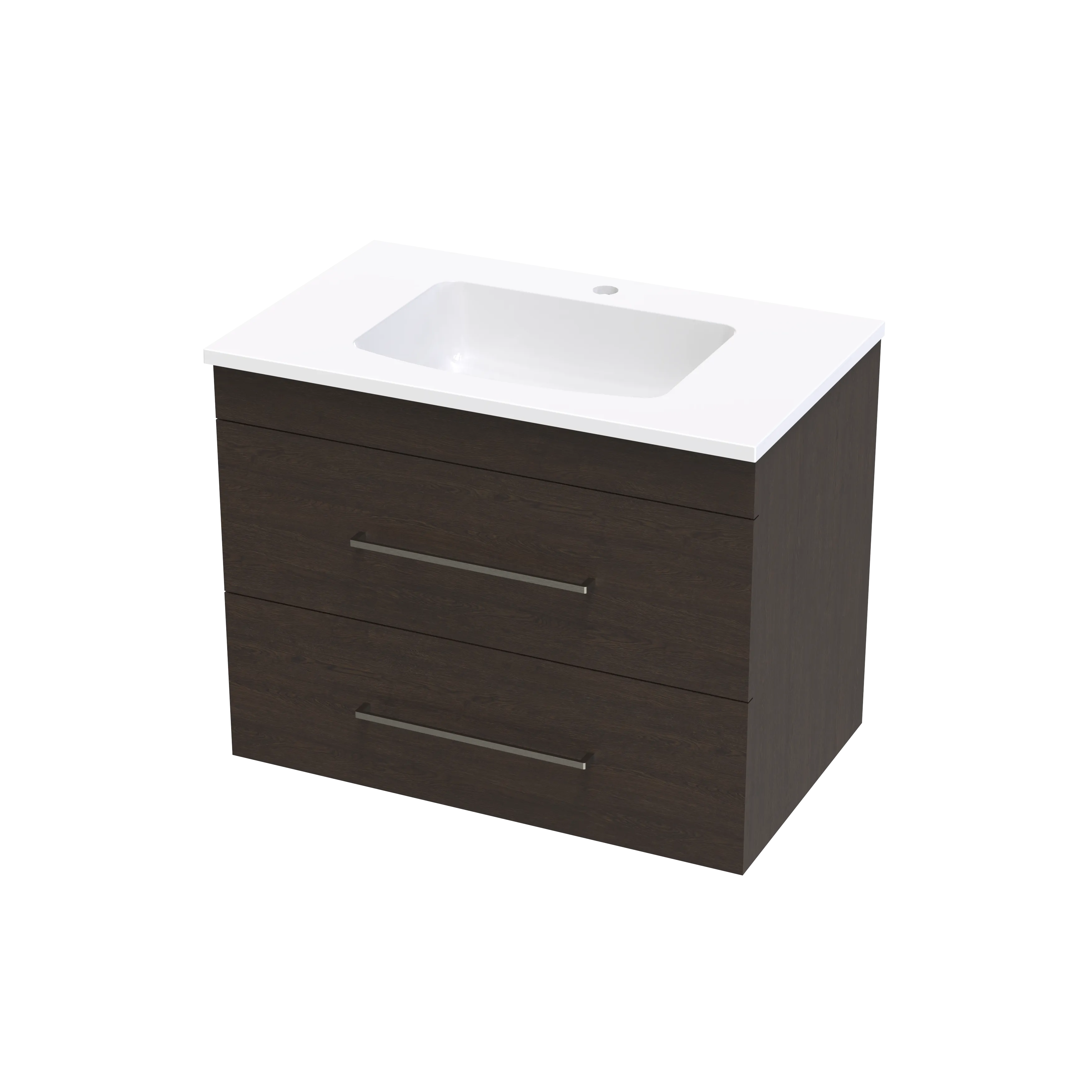 Cashmere Grove 750 Double Drawer Wall Vanity