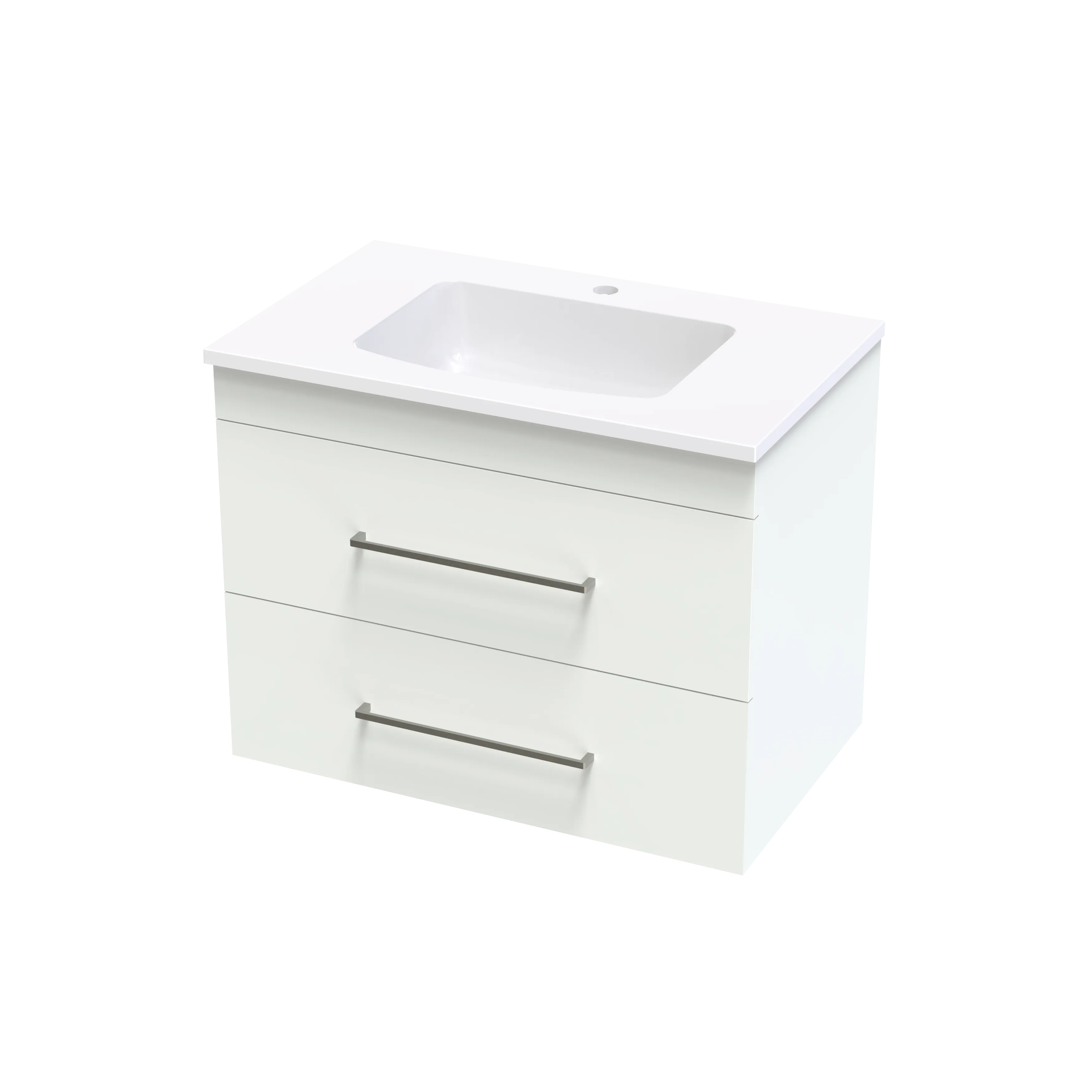 Cashmere Grove 750 Double Drawer Wall Vanity