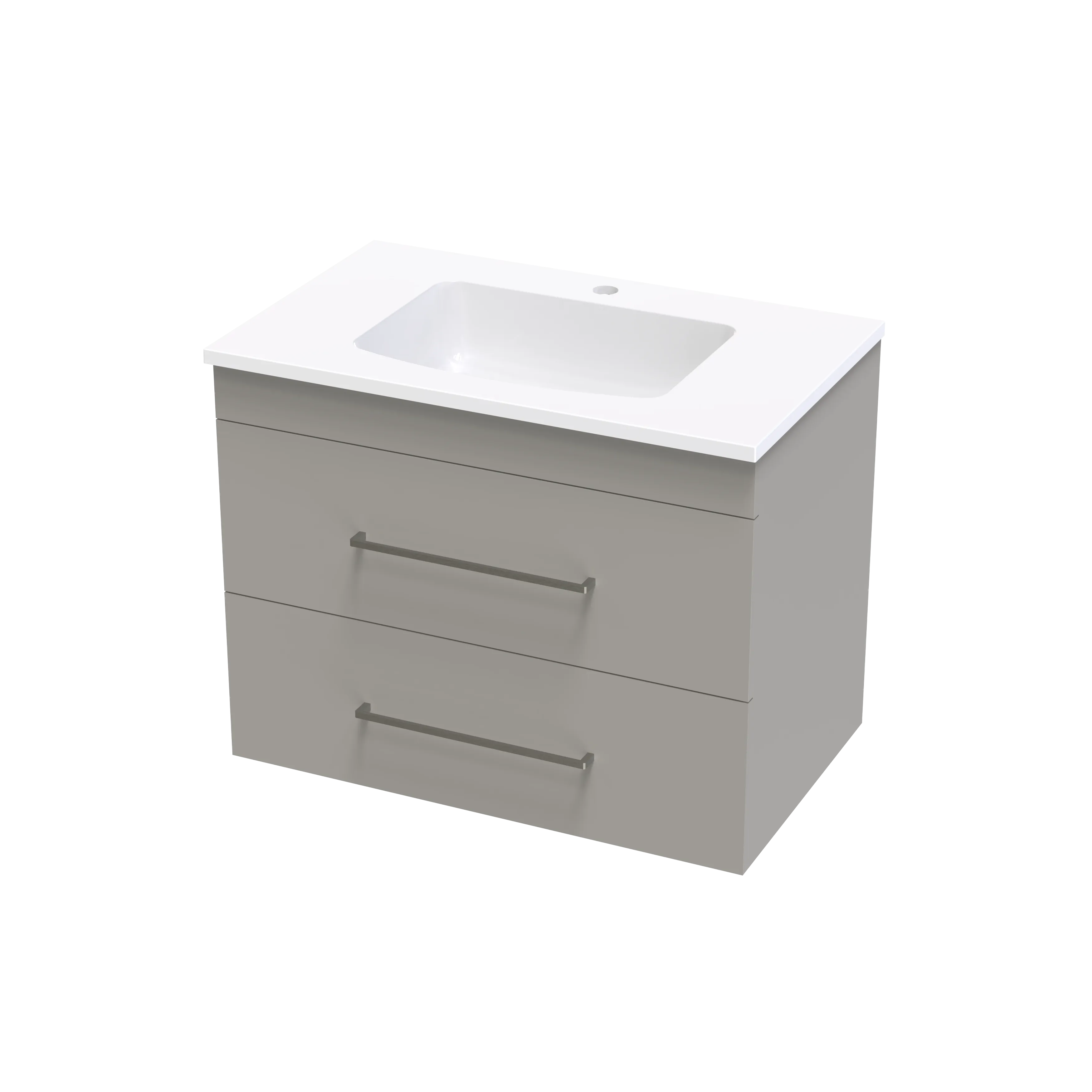 Cashmere Grove 750 Double Drawer Wall Vanity