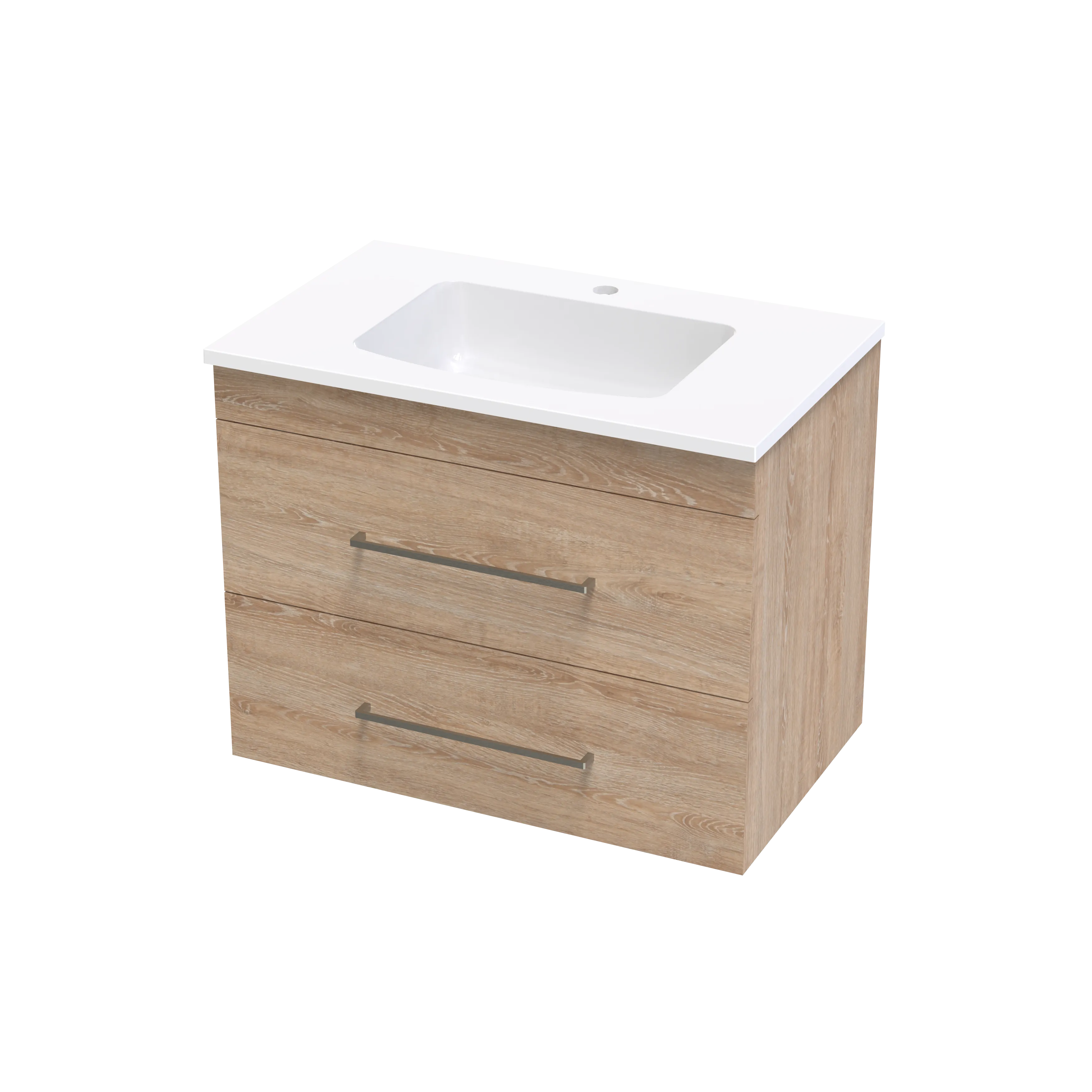 Cashmere Grove 750 Double Drawer Wall Vanity