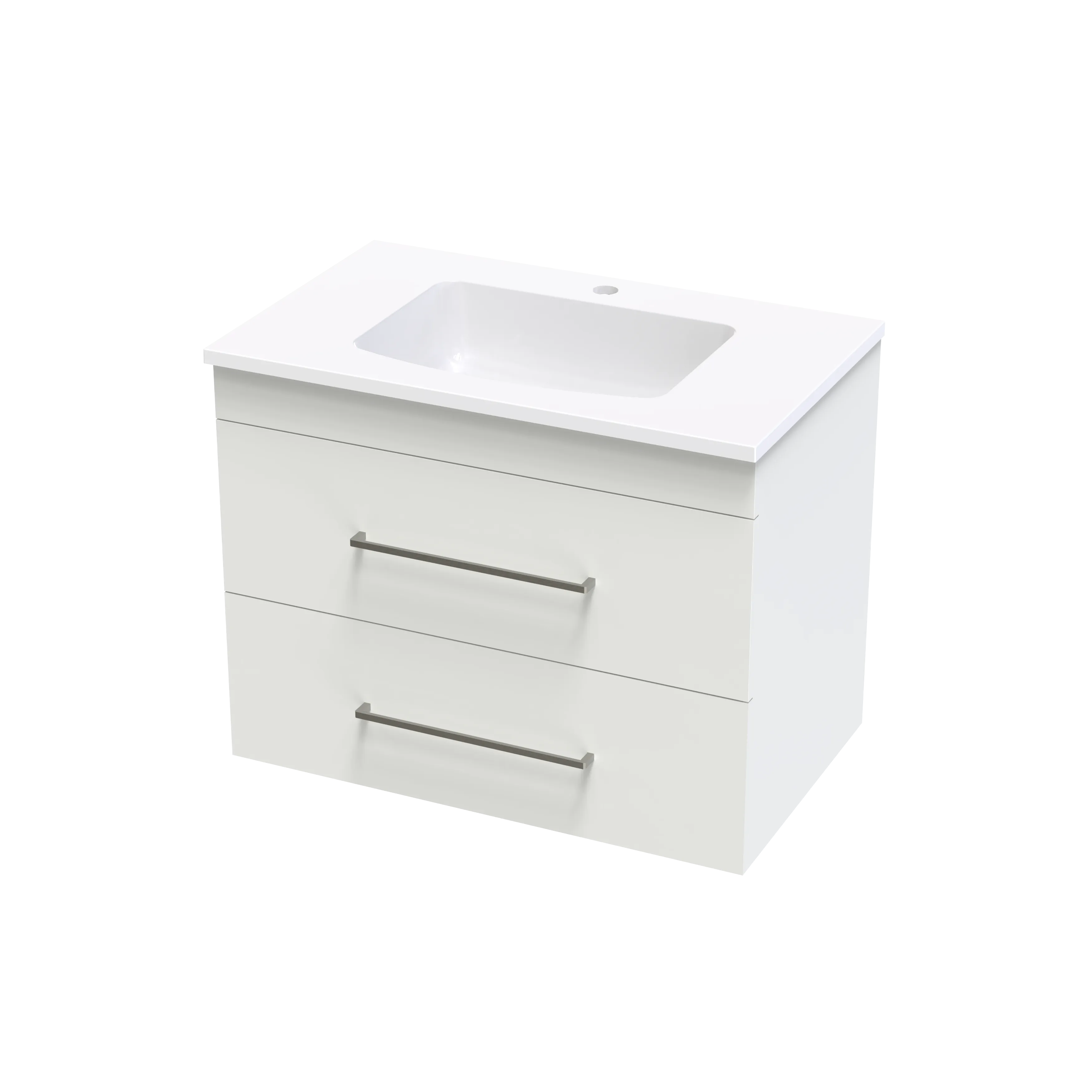 Cashmere Grove 750 Double Drawer Wall Vanity