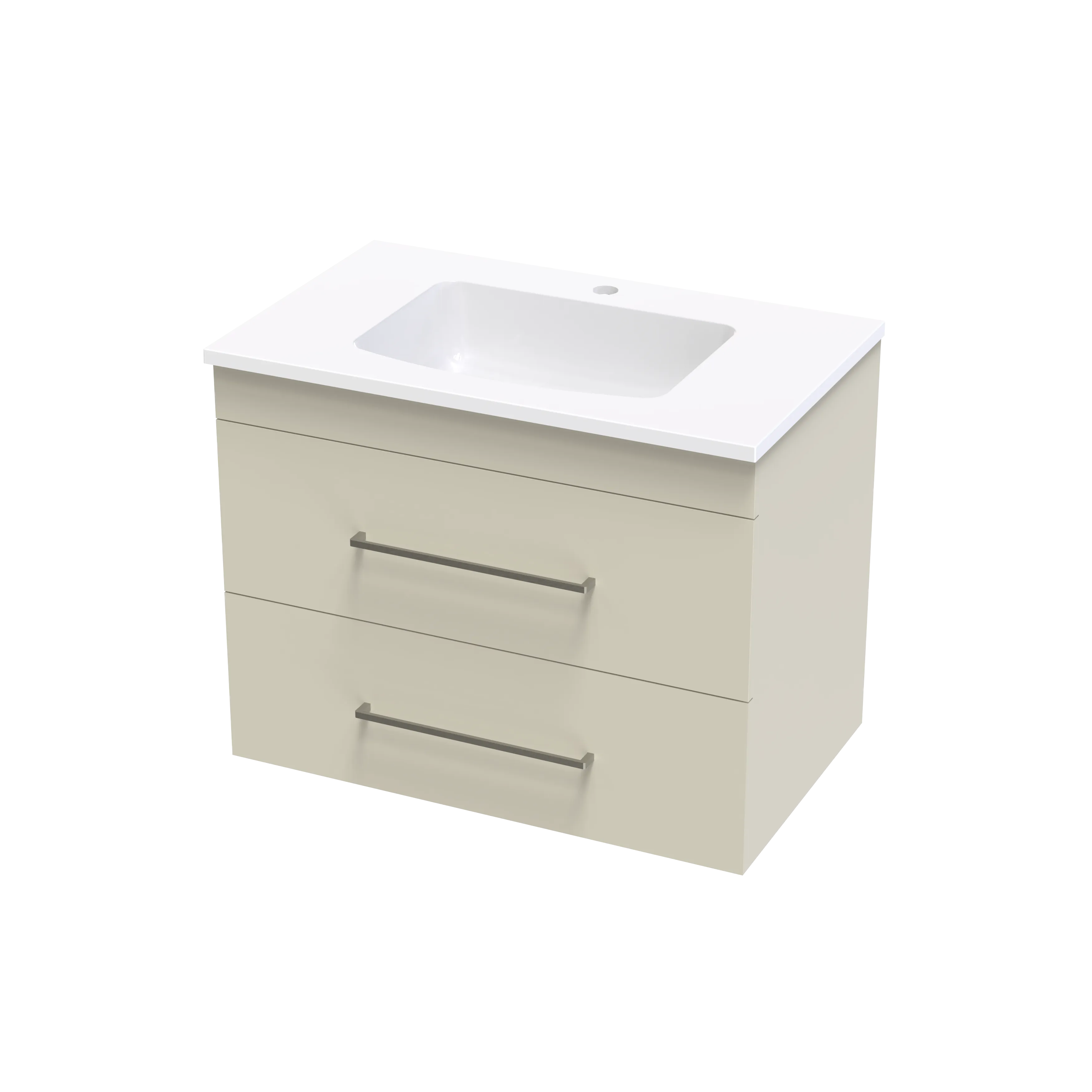 Cashmere Grove 750 Double Drawer Wall Vanity
