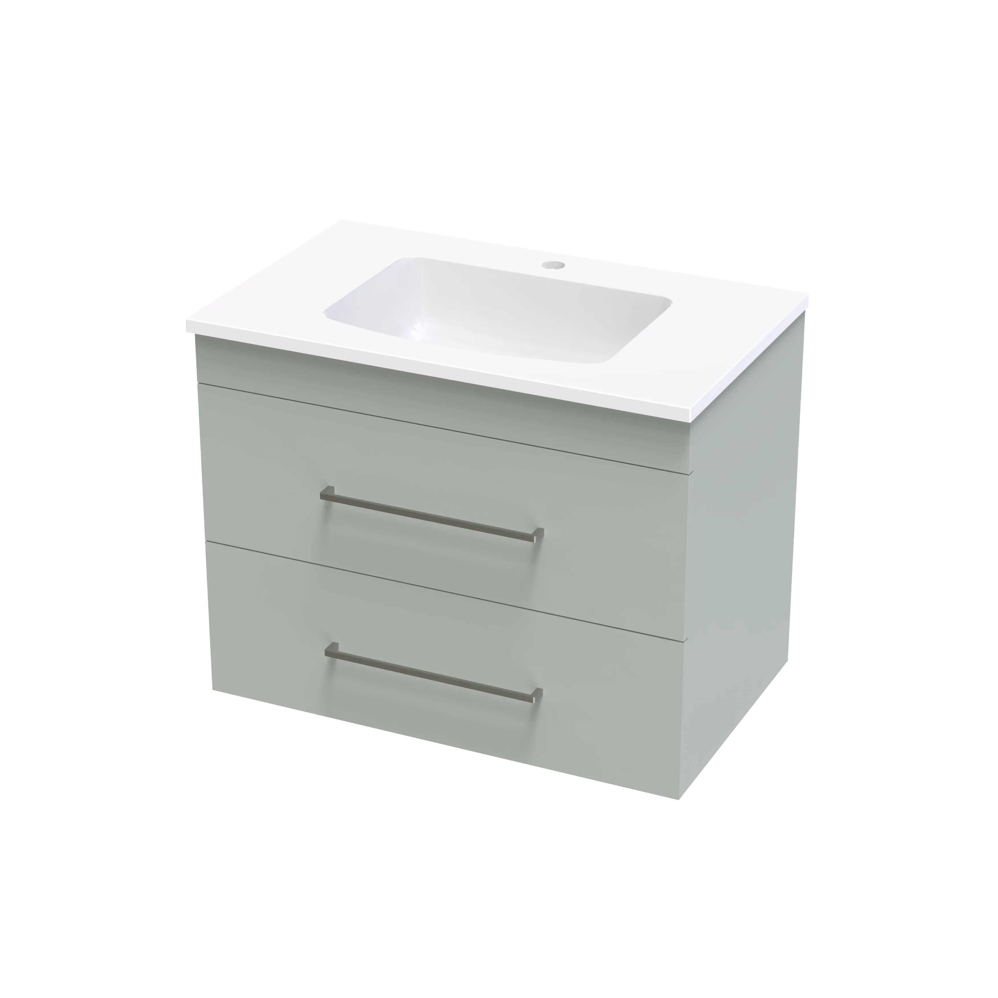 Cashmere Grove 750 Double Drawer Wall Vanity