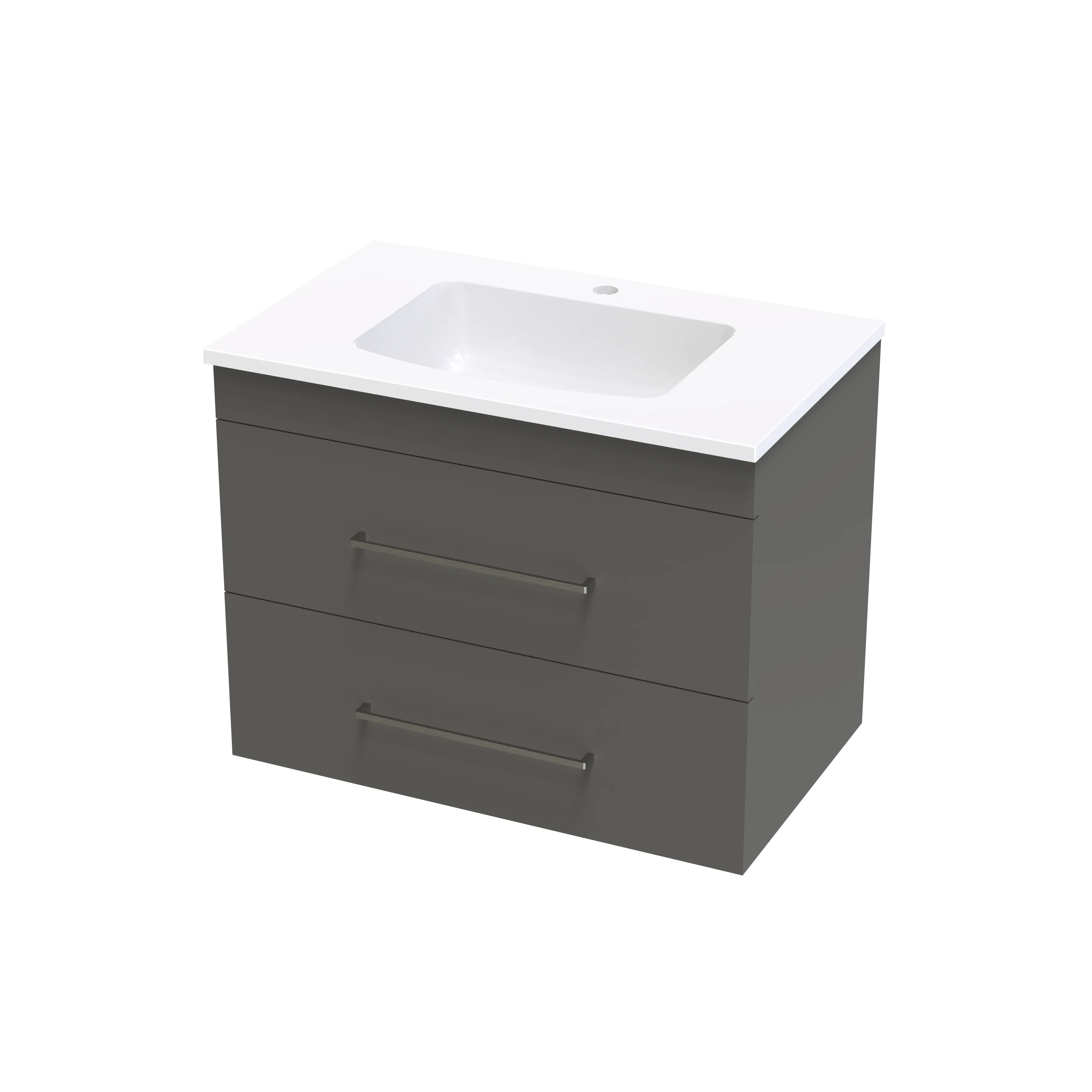 Cashmere Grove 750 Double Drawer Wall Vanity