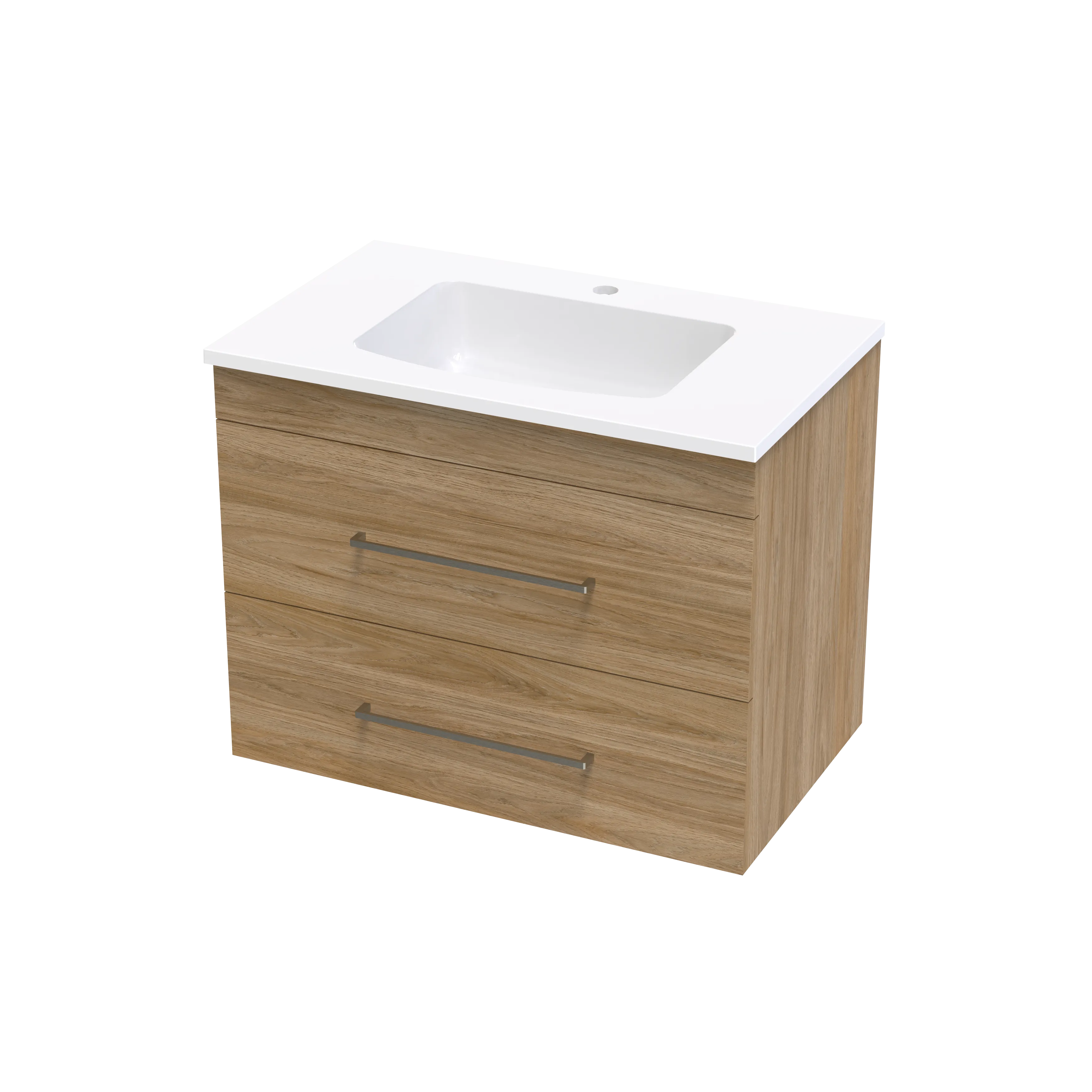 Cashmere Grove 750 Double Drawer Wall Vanity