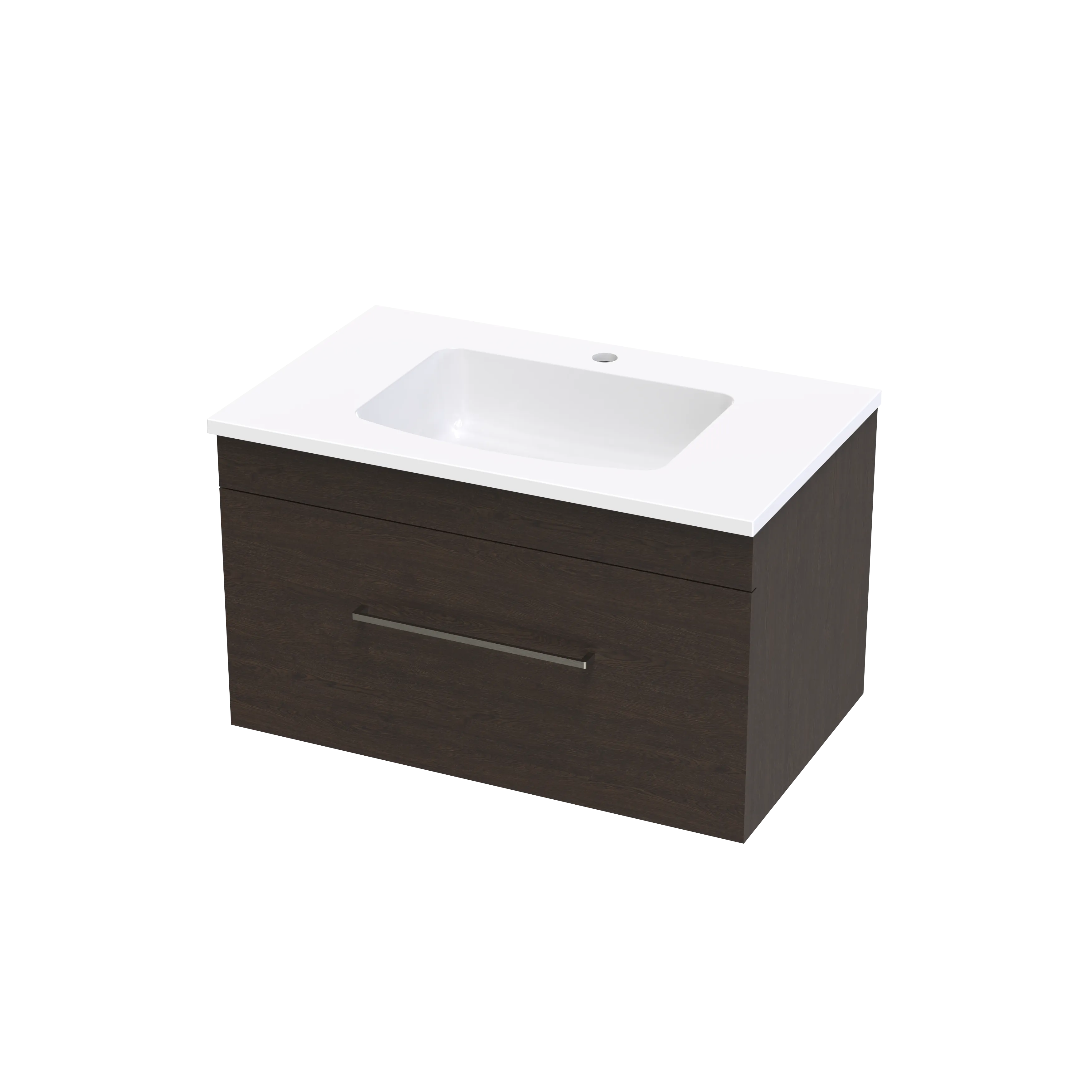 Cashmere Grove 750 Single Drawer Wall Vanity