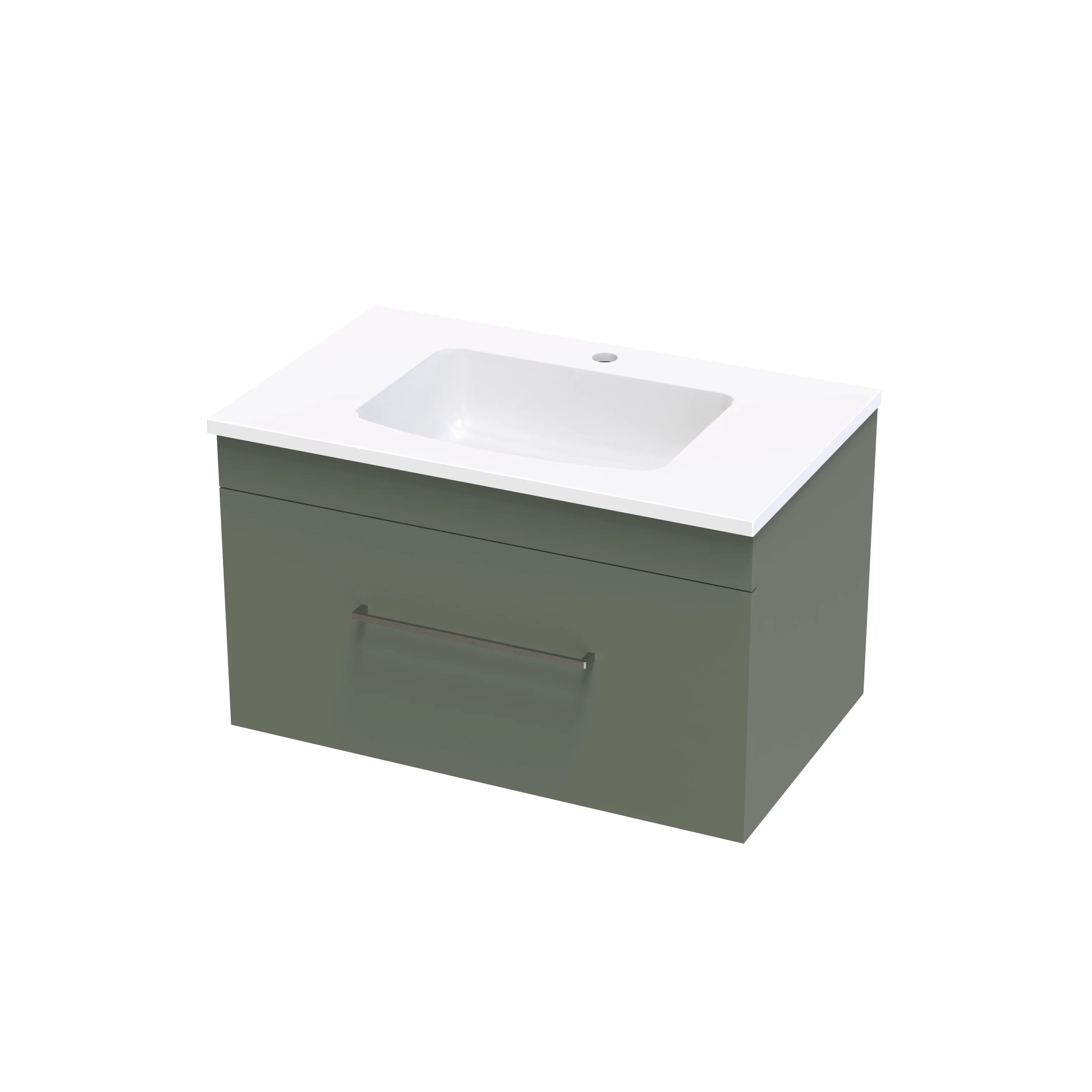 Cashmere Grove 750 Single Drawer Wall Vanity