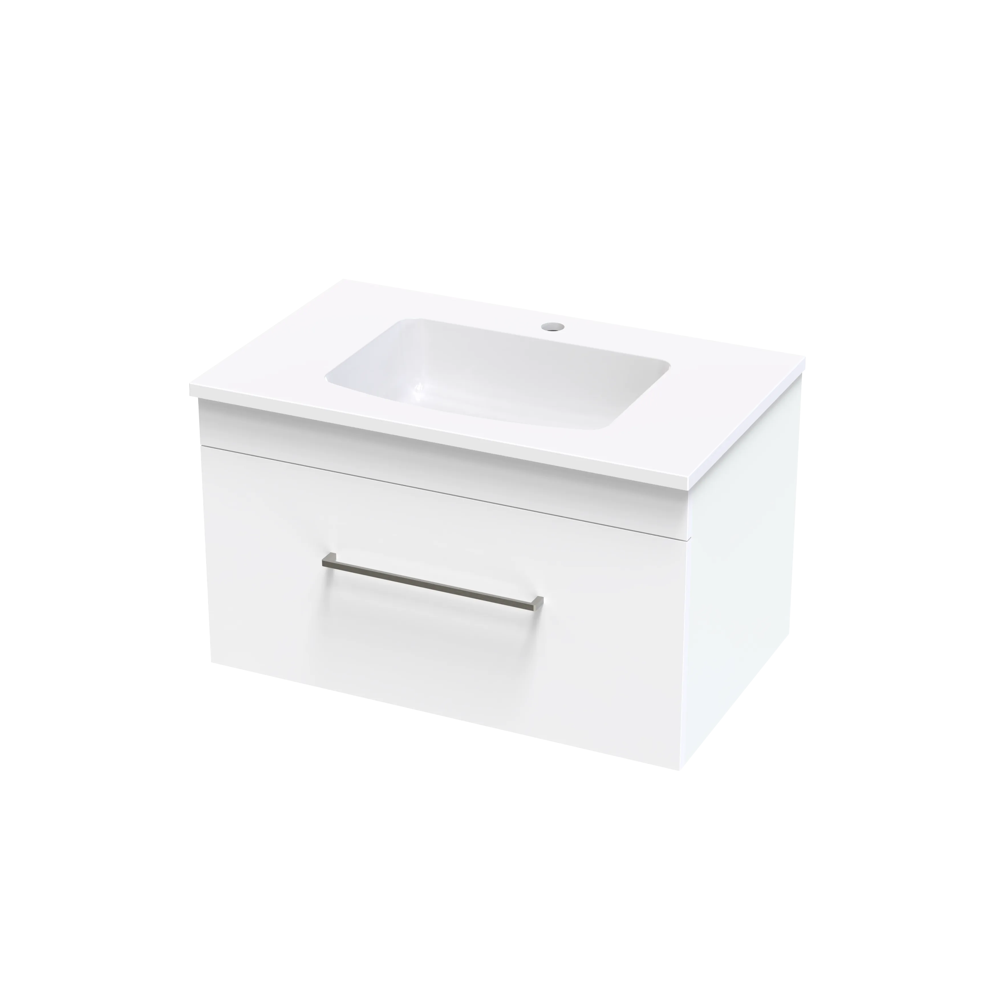 Cashmere Grove 750 Single Drawer Wall Vanity