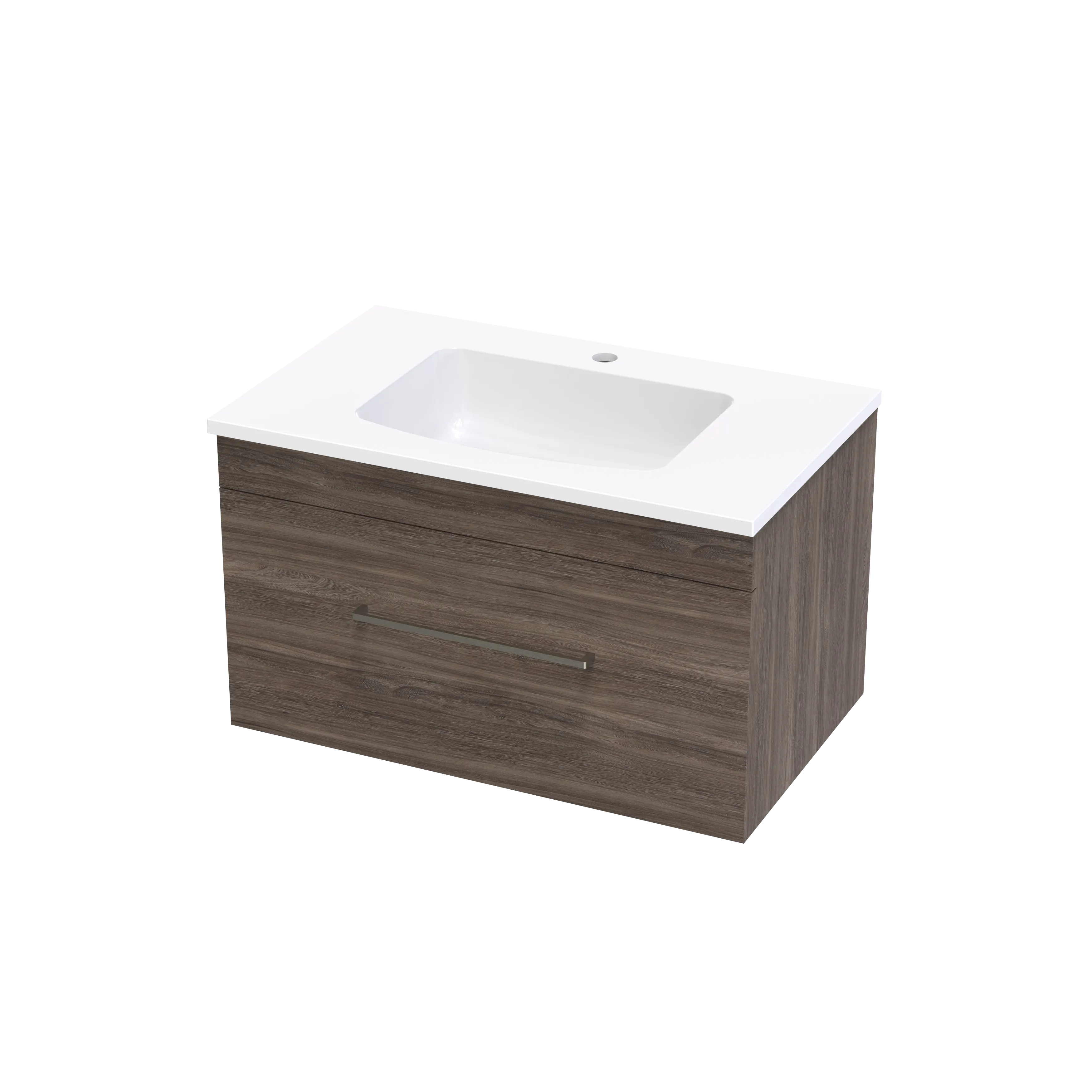Cashmere Grove 750 Single Drawer Wall Vanity