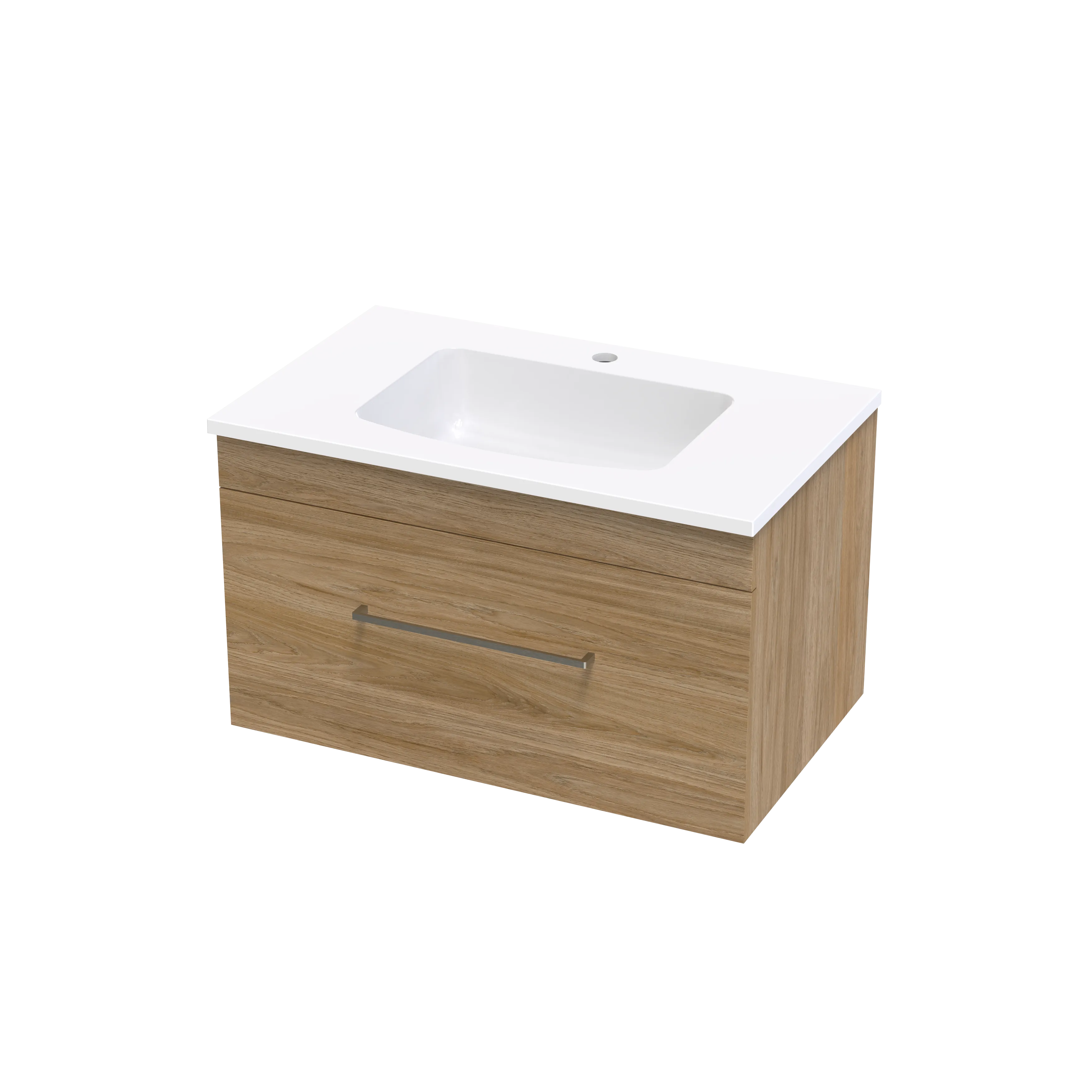 Cashmere Grove 750 Single Drawer Wall Vanity