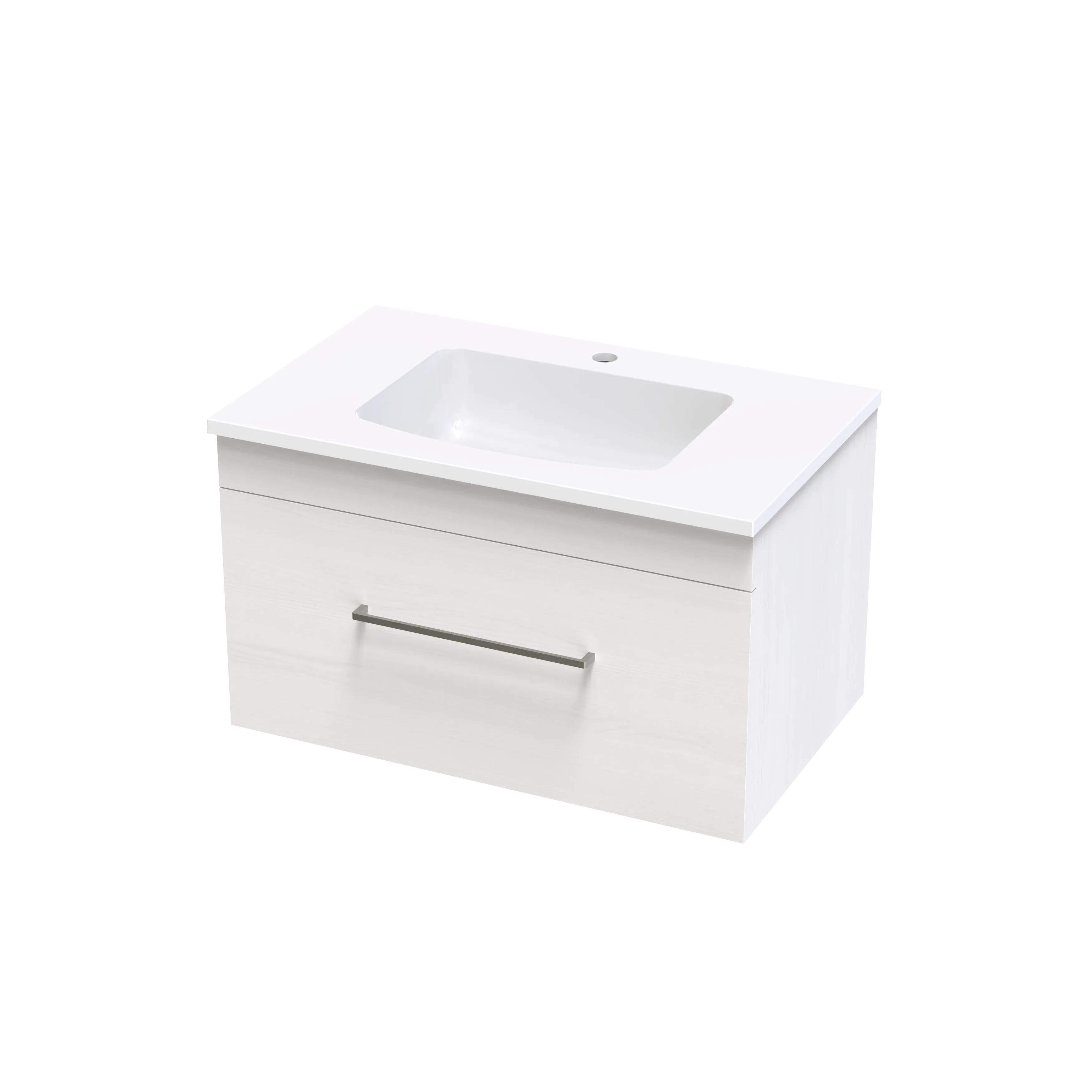 Cashmere Grove 750 Single Drawer Wall Vanity