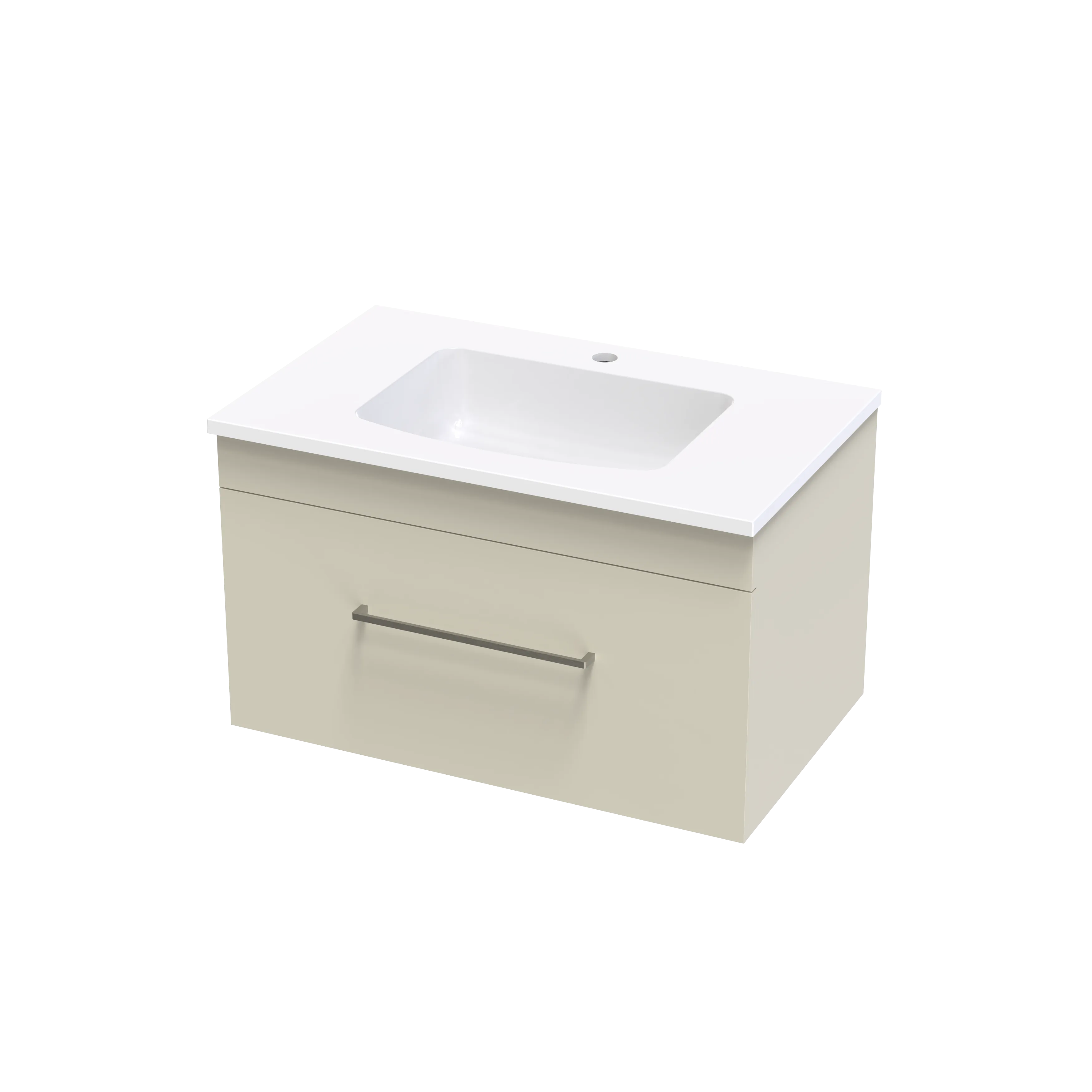 Cashmere Grove 750 Single Drawer Wall Vanity