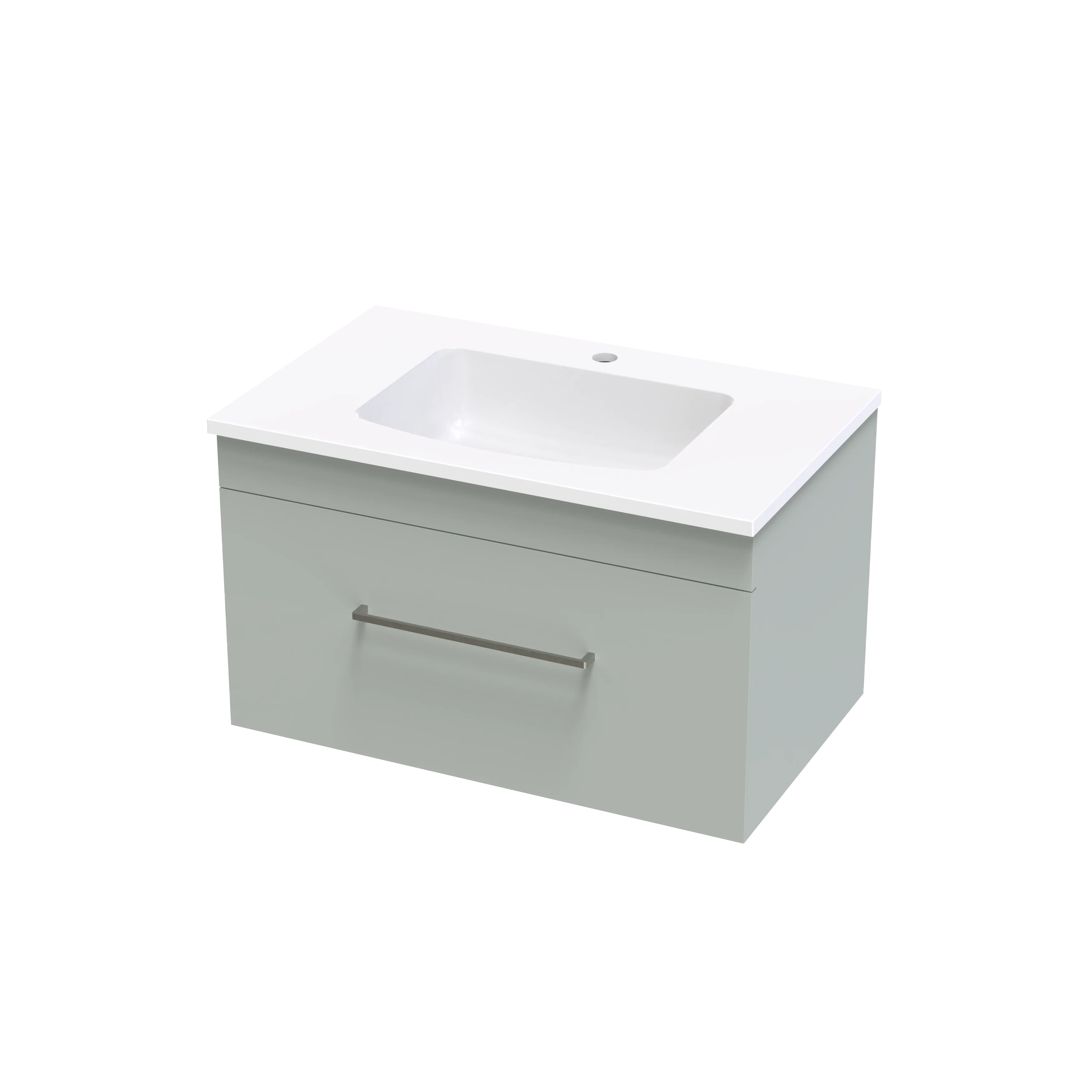Cashmere Grove 750 Single Drawer Wall Vanity