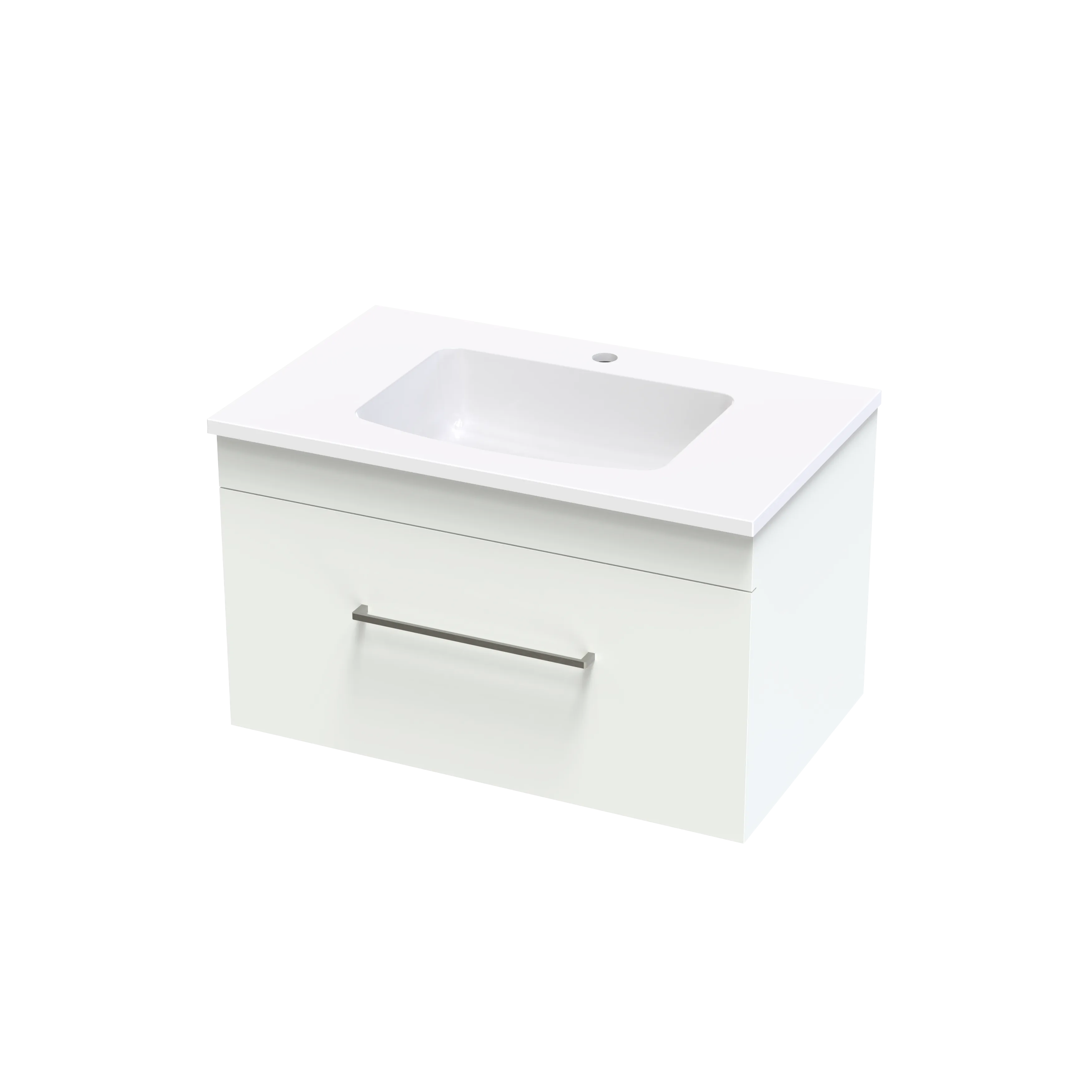 Cashmere Grove 750 Single Drawer Wall Vanity