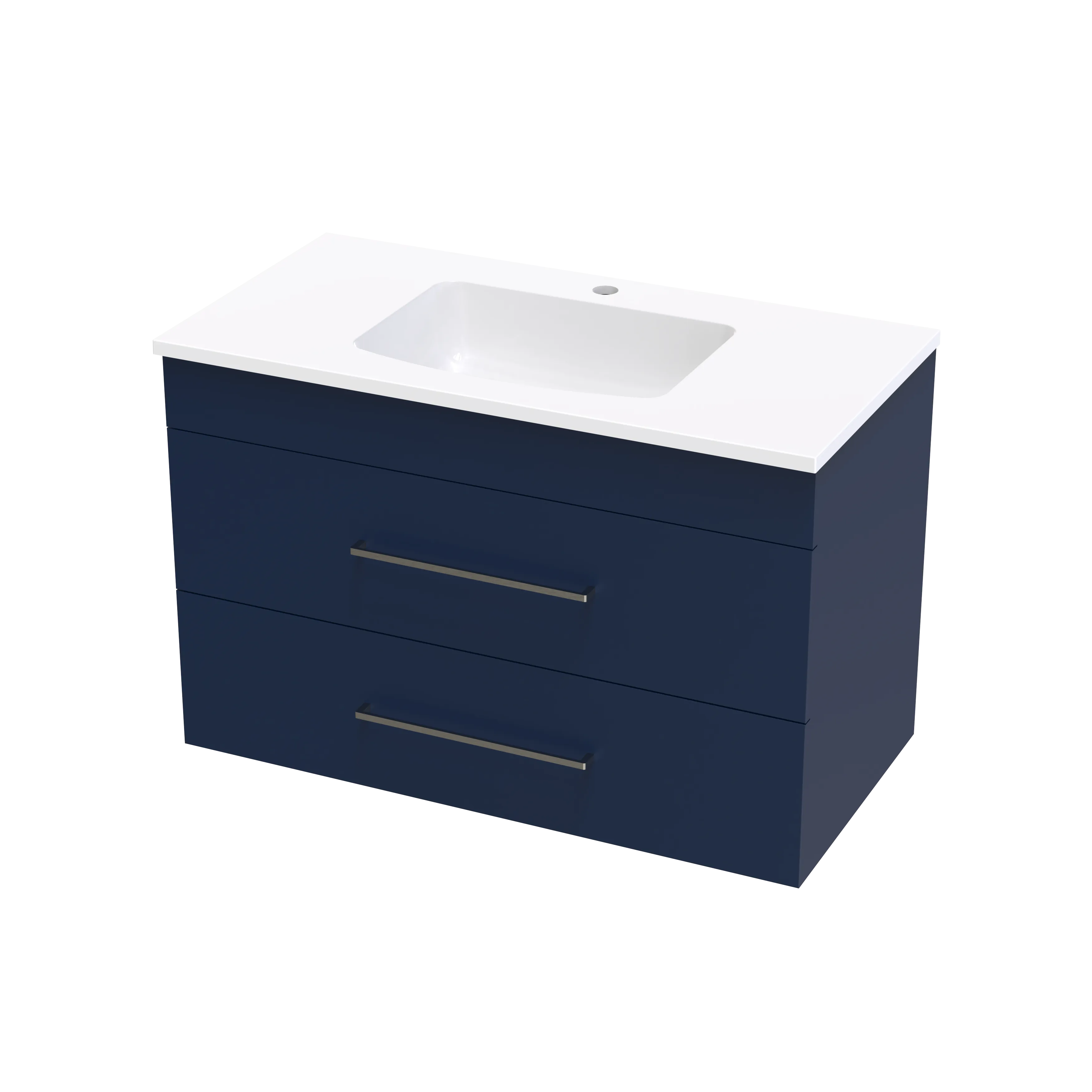 Cashmere Grove 900 Double Drawer Wall Vanity