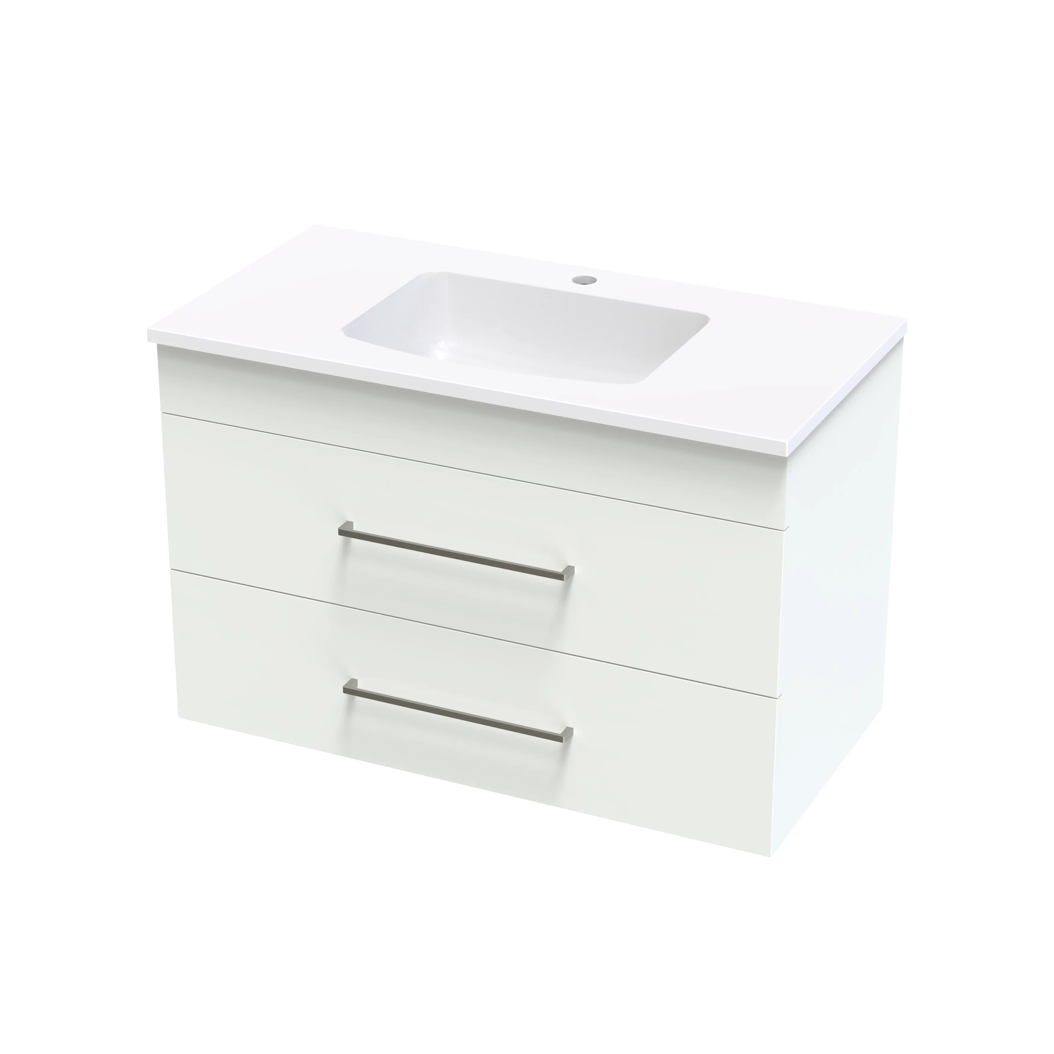 Cashmere Grove 900 Double Drawer Wall Vanity