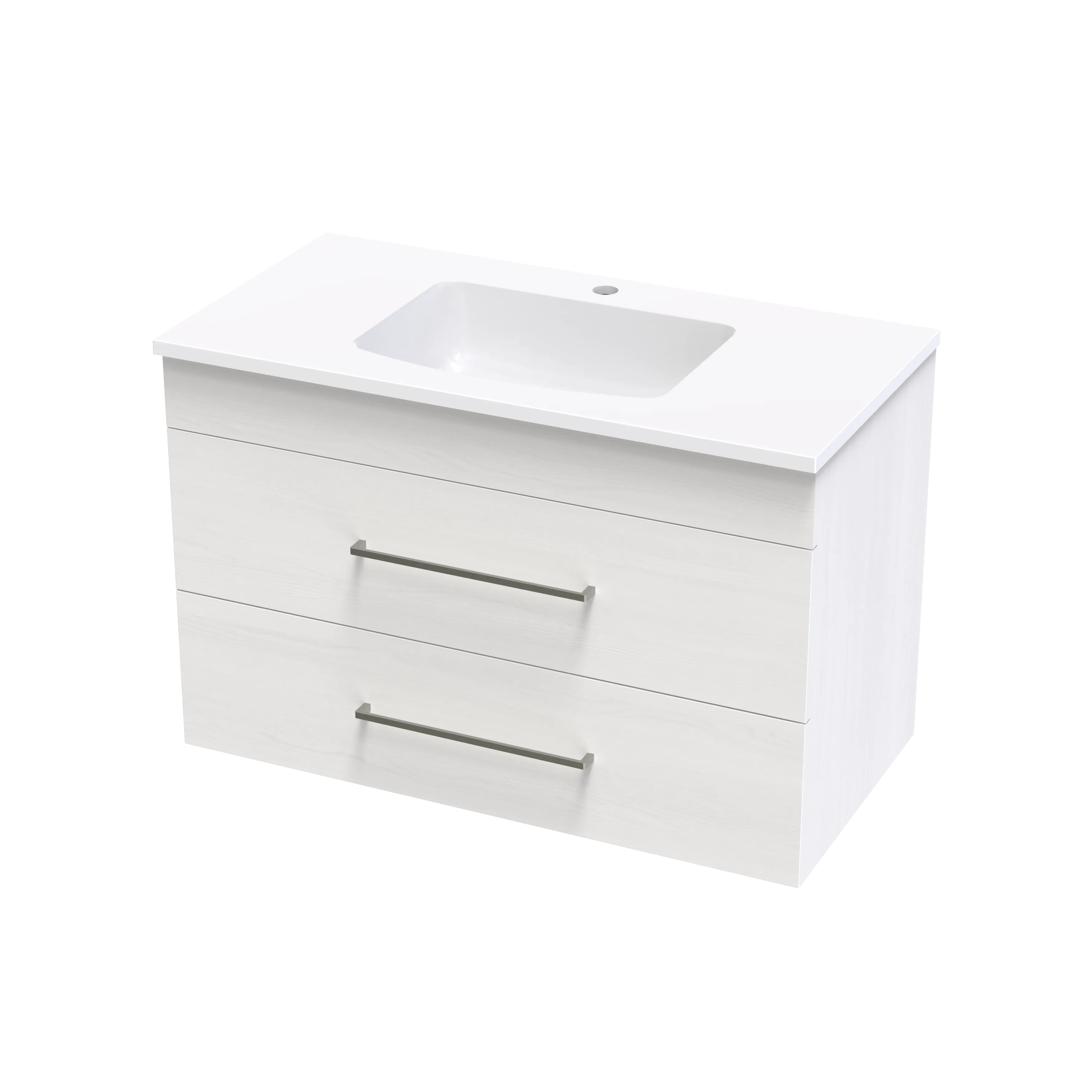 Cashmere Grove 900 Double Drawer Wall Vanity