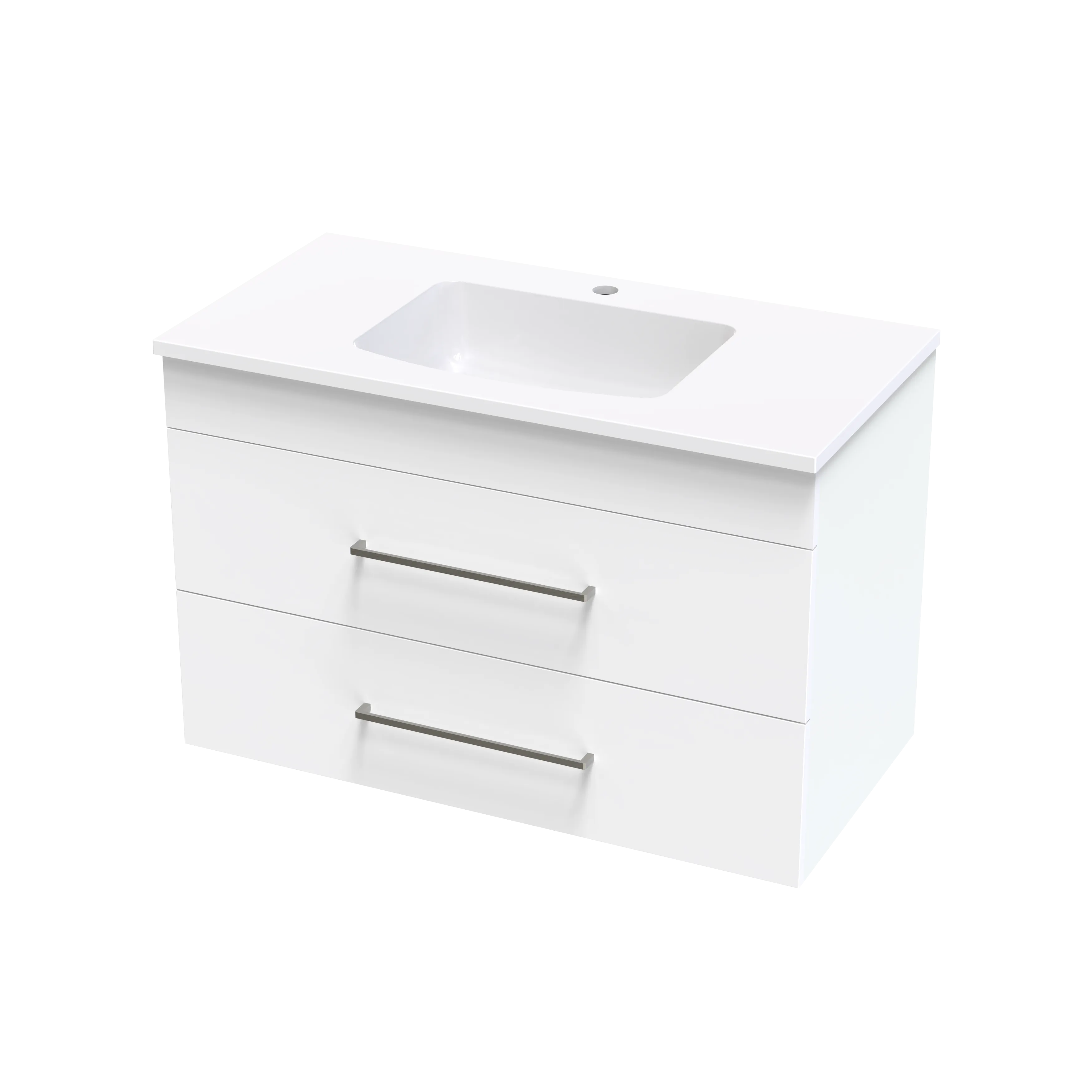 Cashmere Grove 900 Double Drawer Wall Vanity
