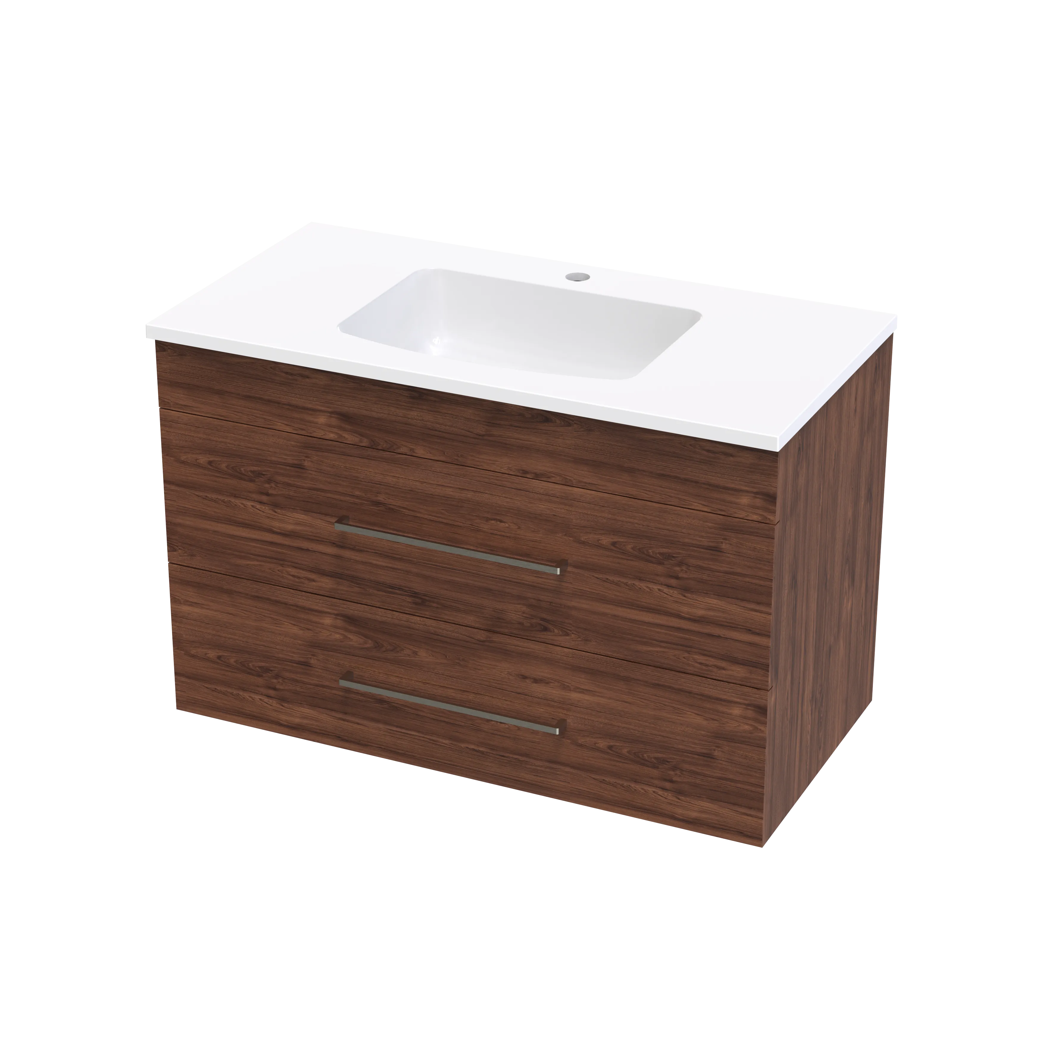 Cashmere Grove 900 Double Drawer Wall Vanity