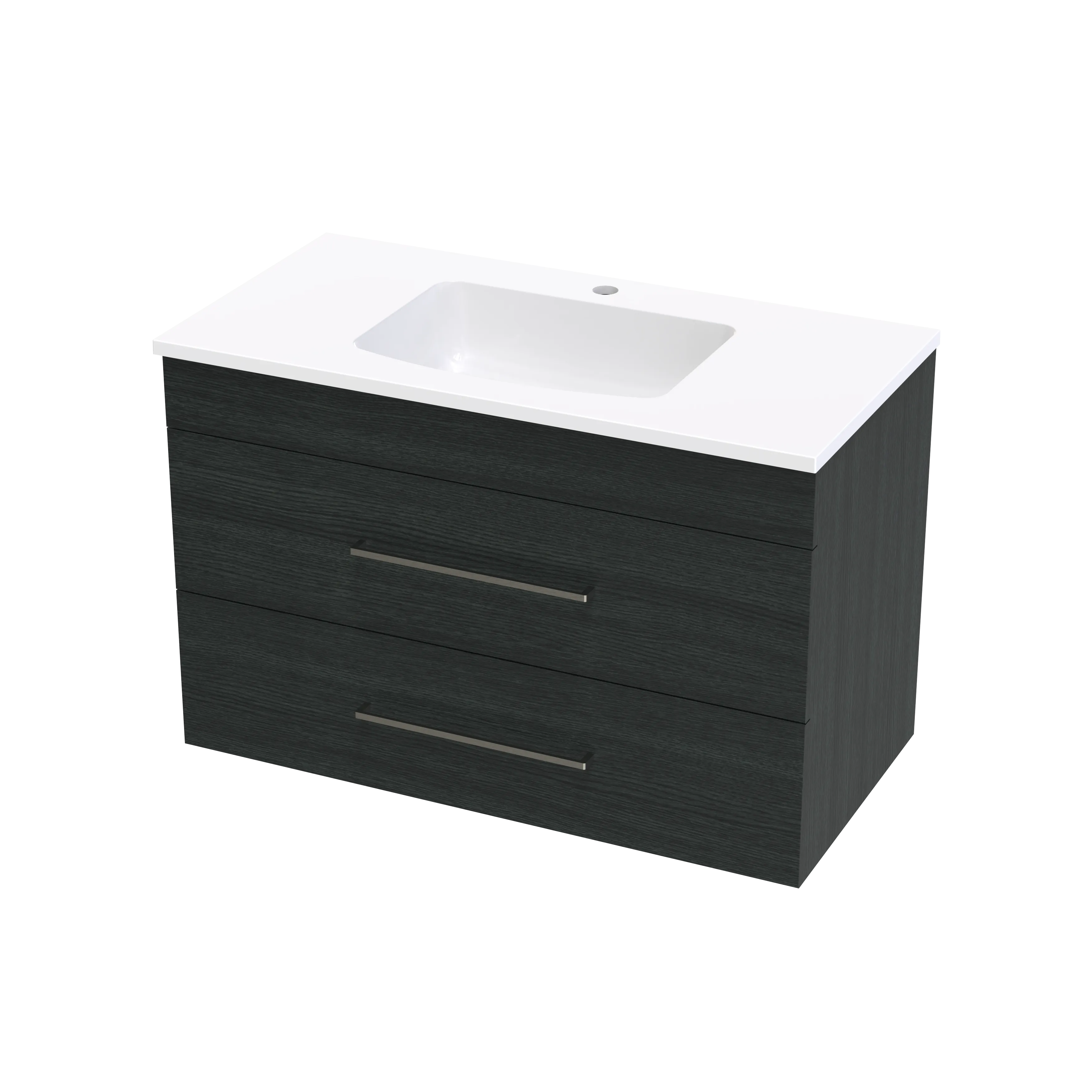 Cashmere Grove 900 Double Drawer Wall Vanity