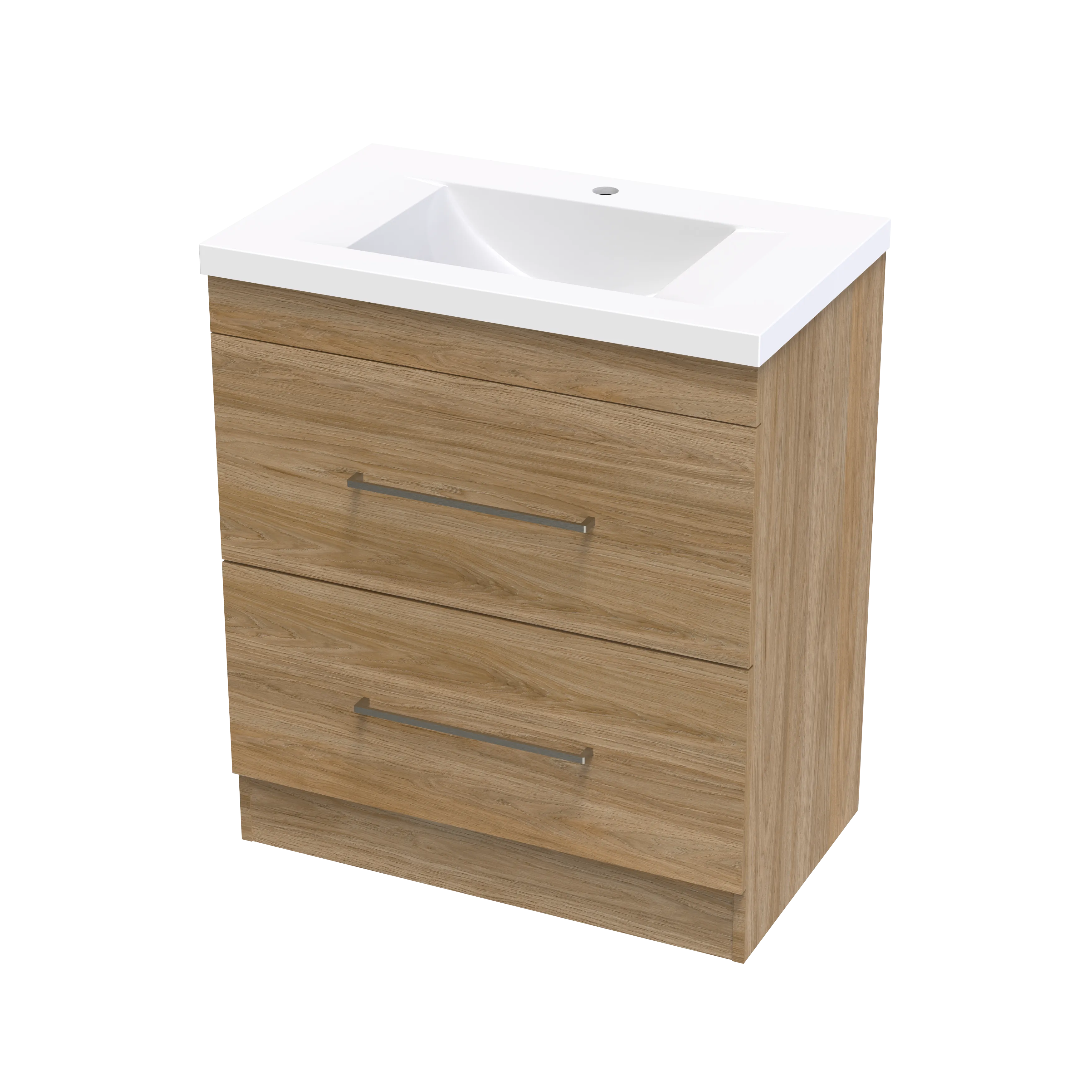 Cashmere Norfolk 750 Double Drawer Floor Vanity