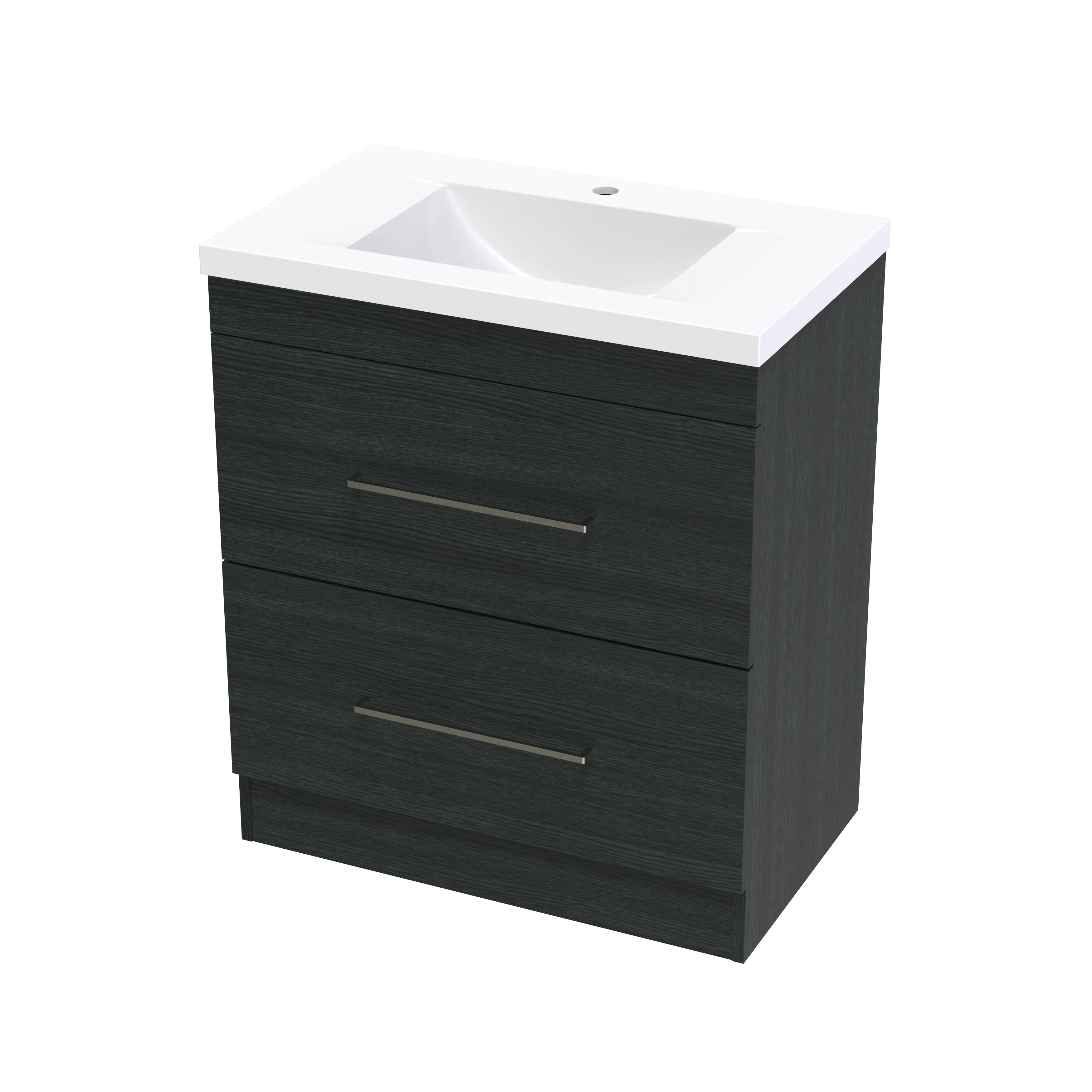 Cashmere Norfolk 750 Double Drawer Floor Vanity