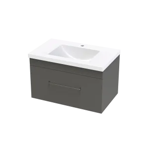 Cashmere Norfolk 750 Single Drawer Wall Vanity