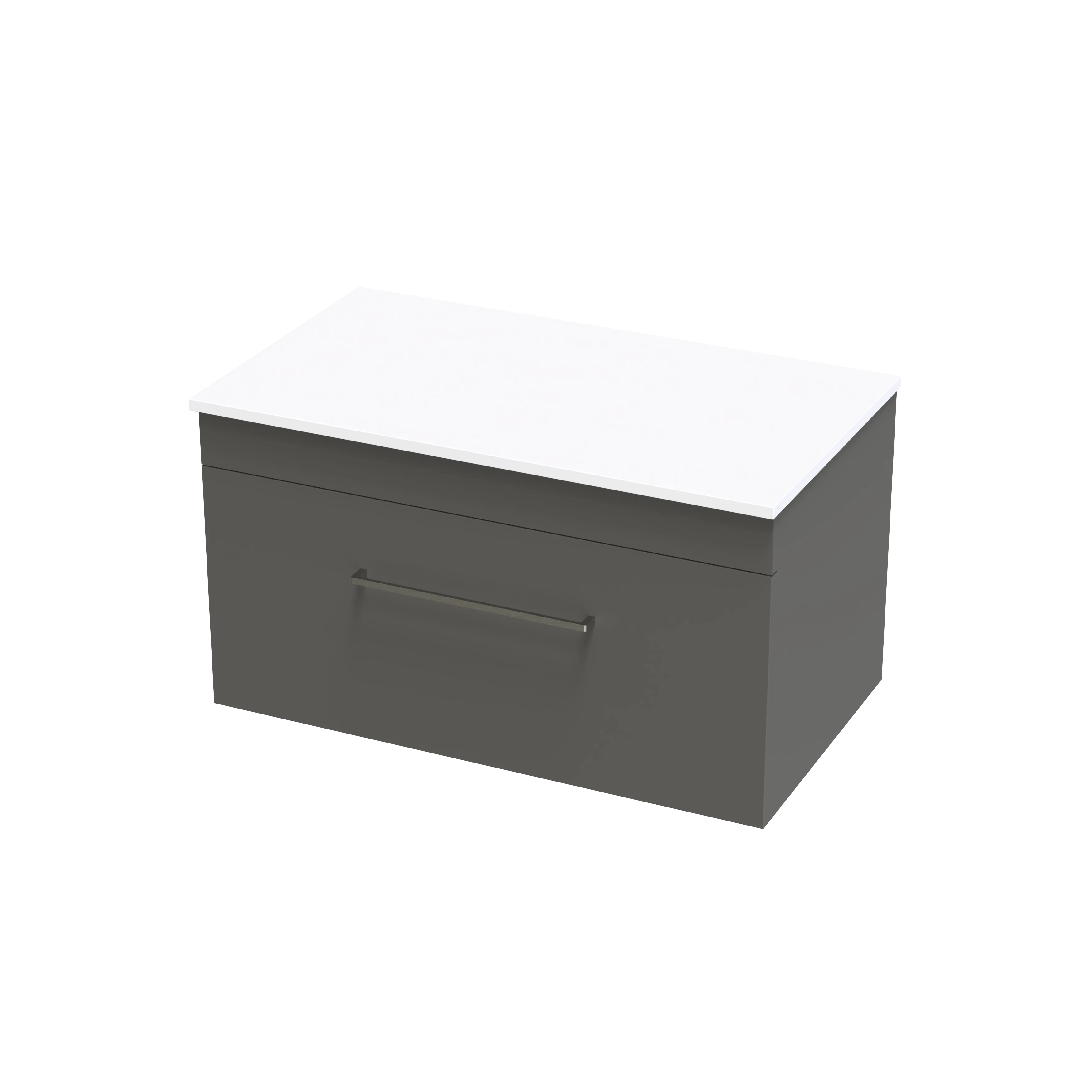 Cashmere Pro 800 Single Drawer Wall Vanity