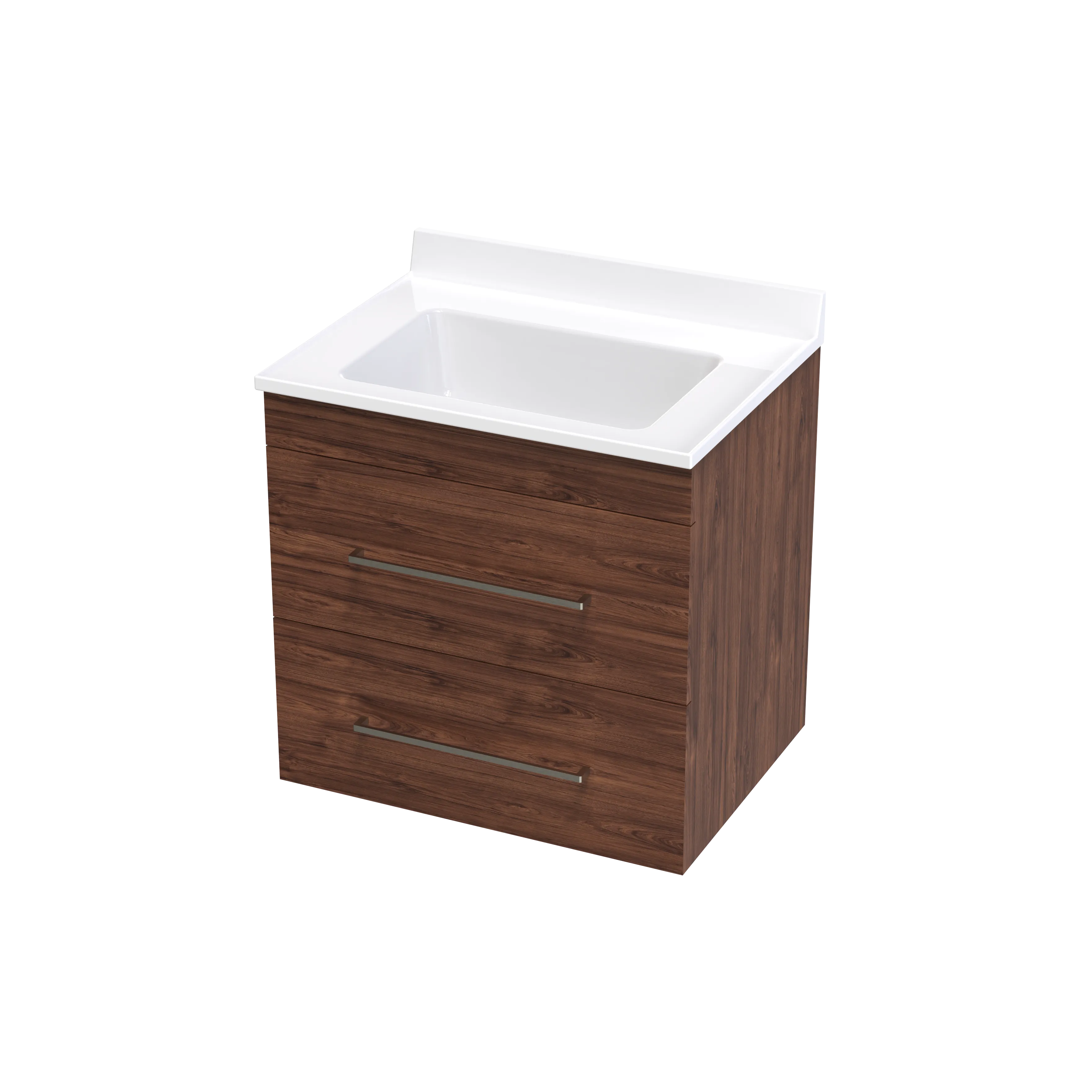 Cashmere Statesman 600 Double Drawer Wall Vanity