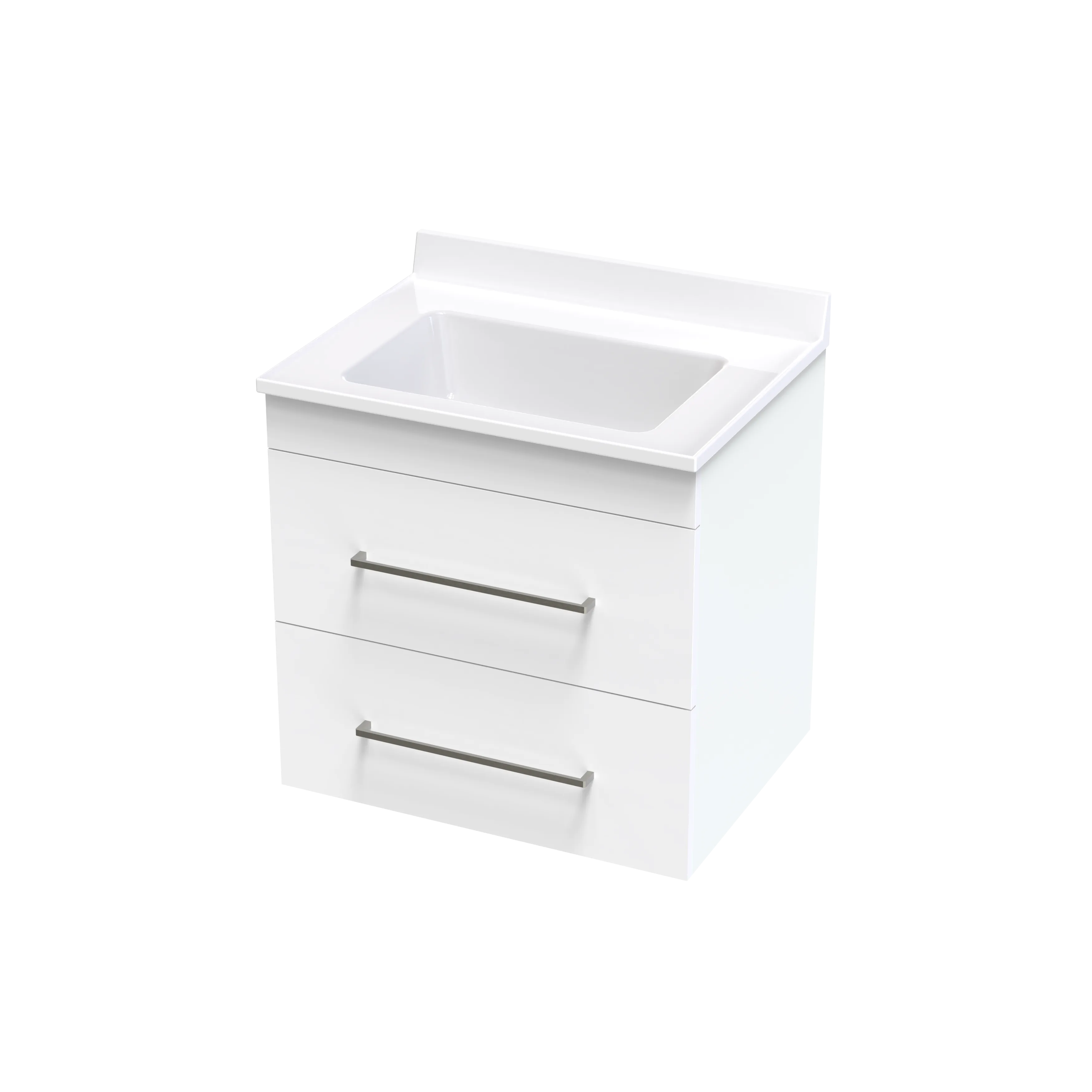 Cashmere Statesman 600 Double Drawer Wall Vanity