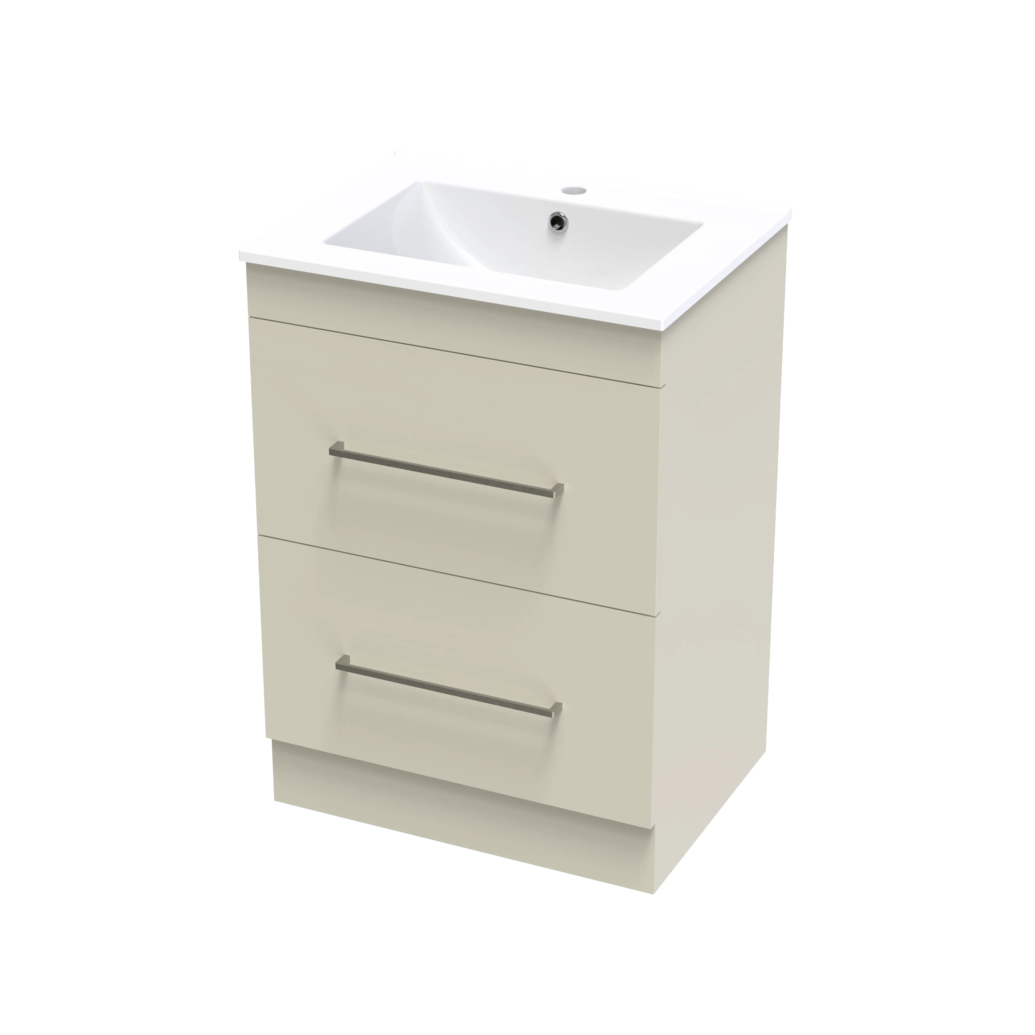 Cashmere Valley 600 Double Drawer Floor Vanity