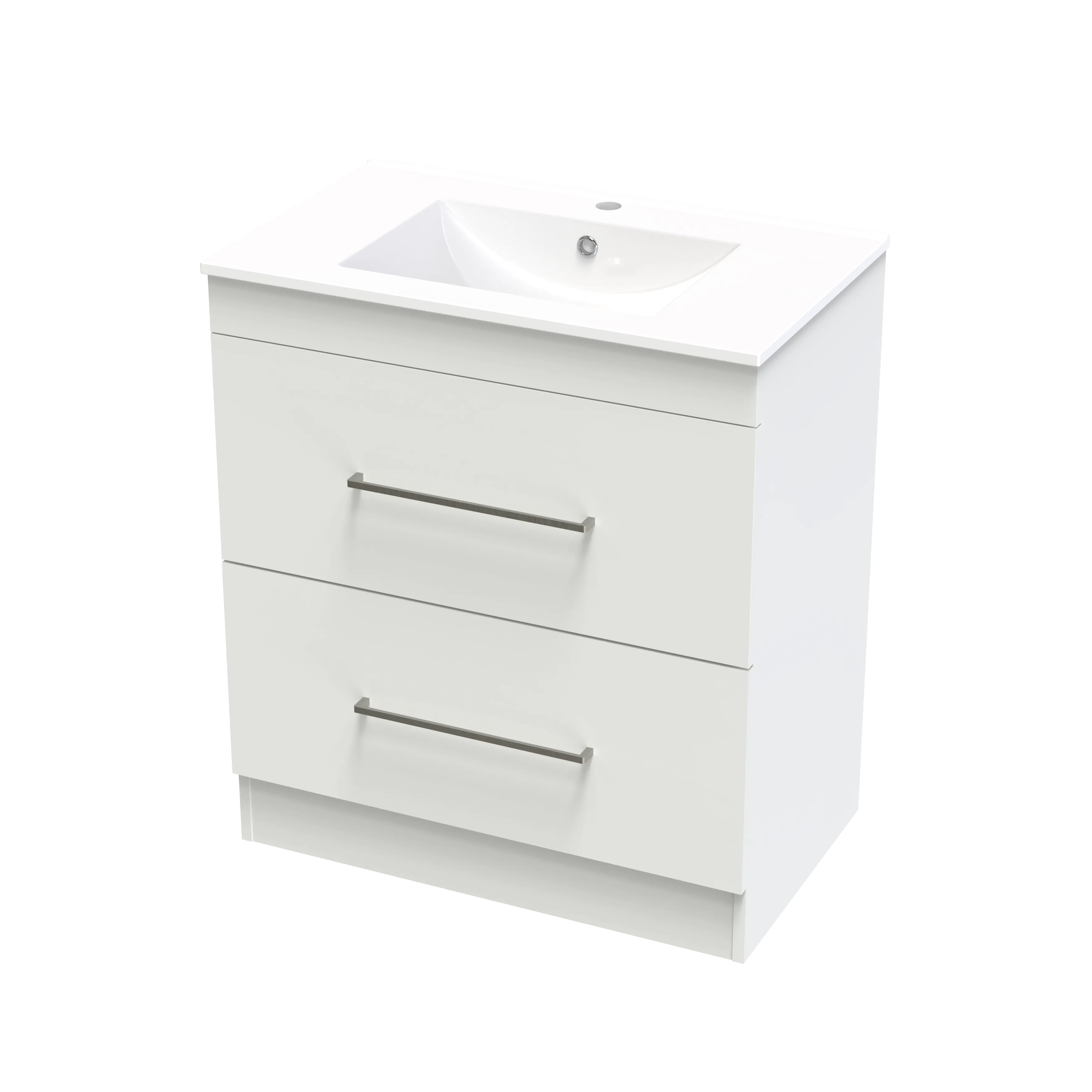 Cashmere Valley 750 Double Drawer Floor Vanity