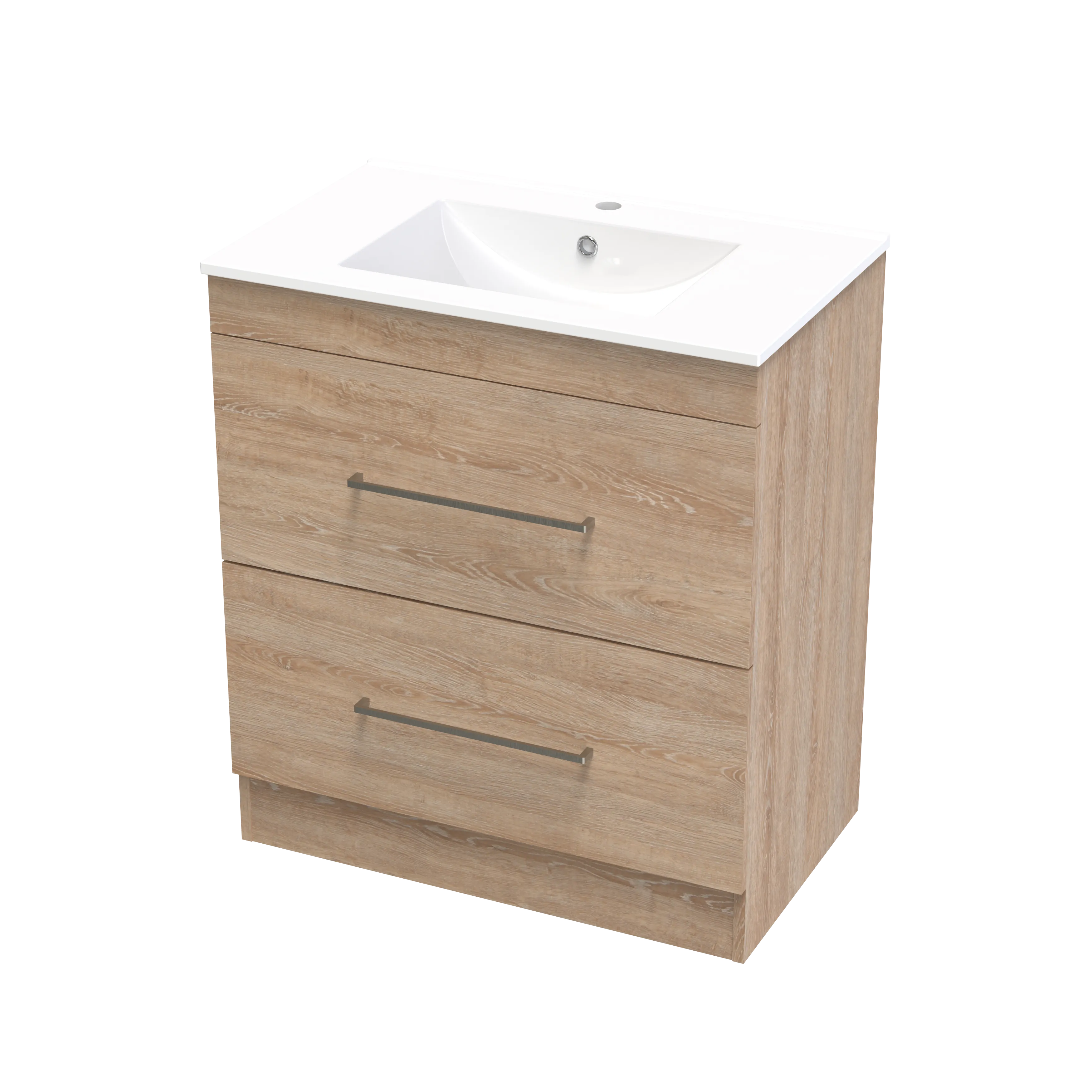 Cashmere Valley 750 Double Drawer Floor Vanity