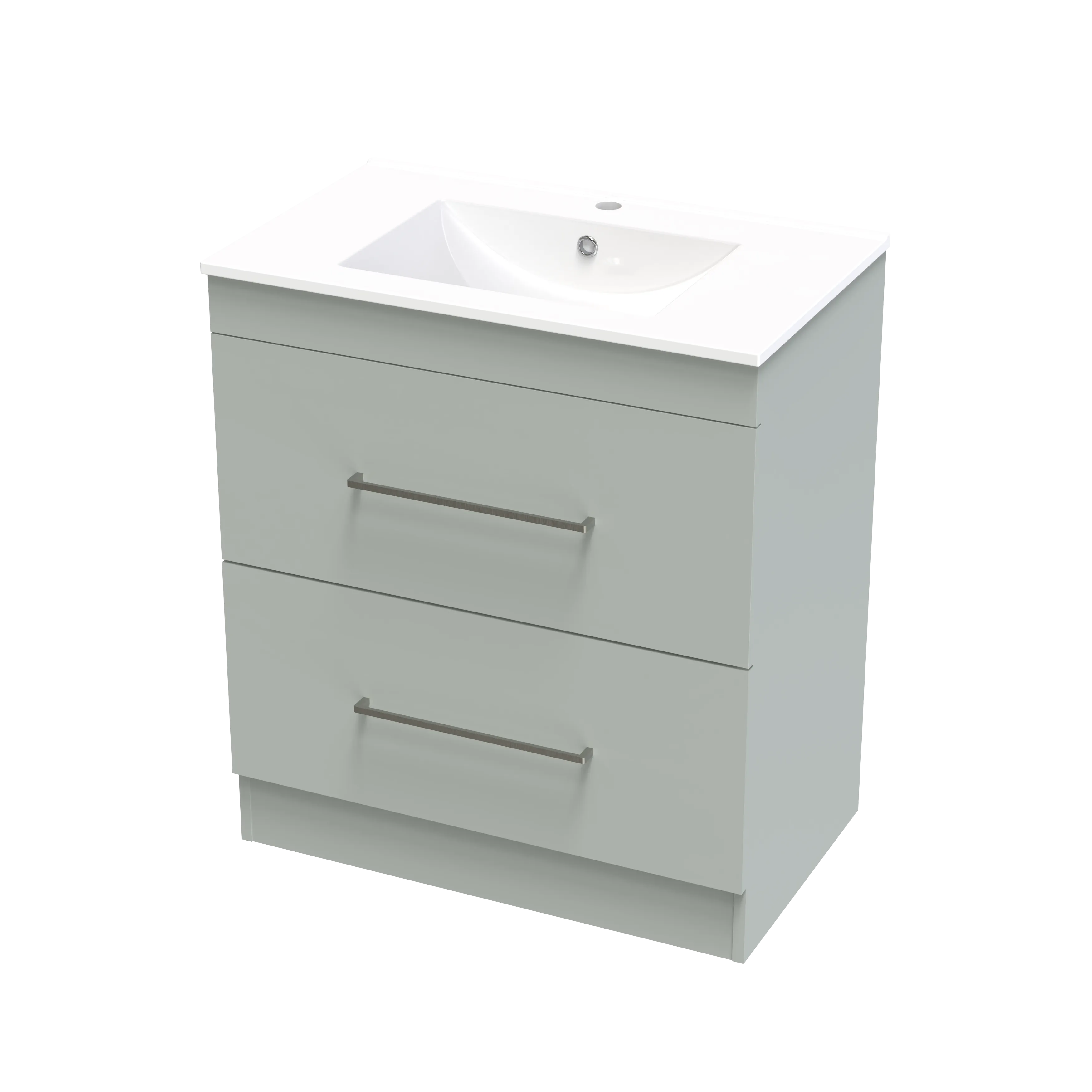Cashmere Valley 750 Double Drawer Floor Vanity